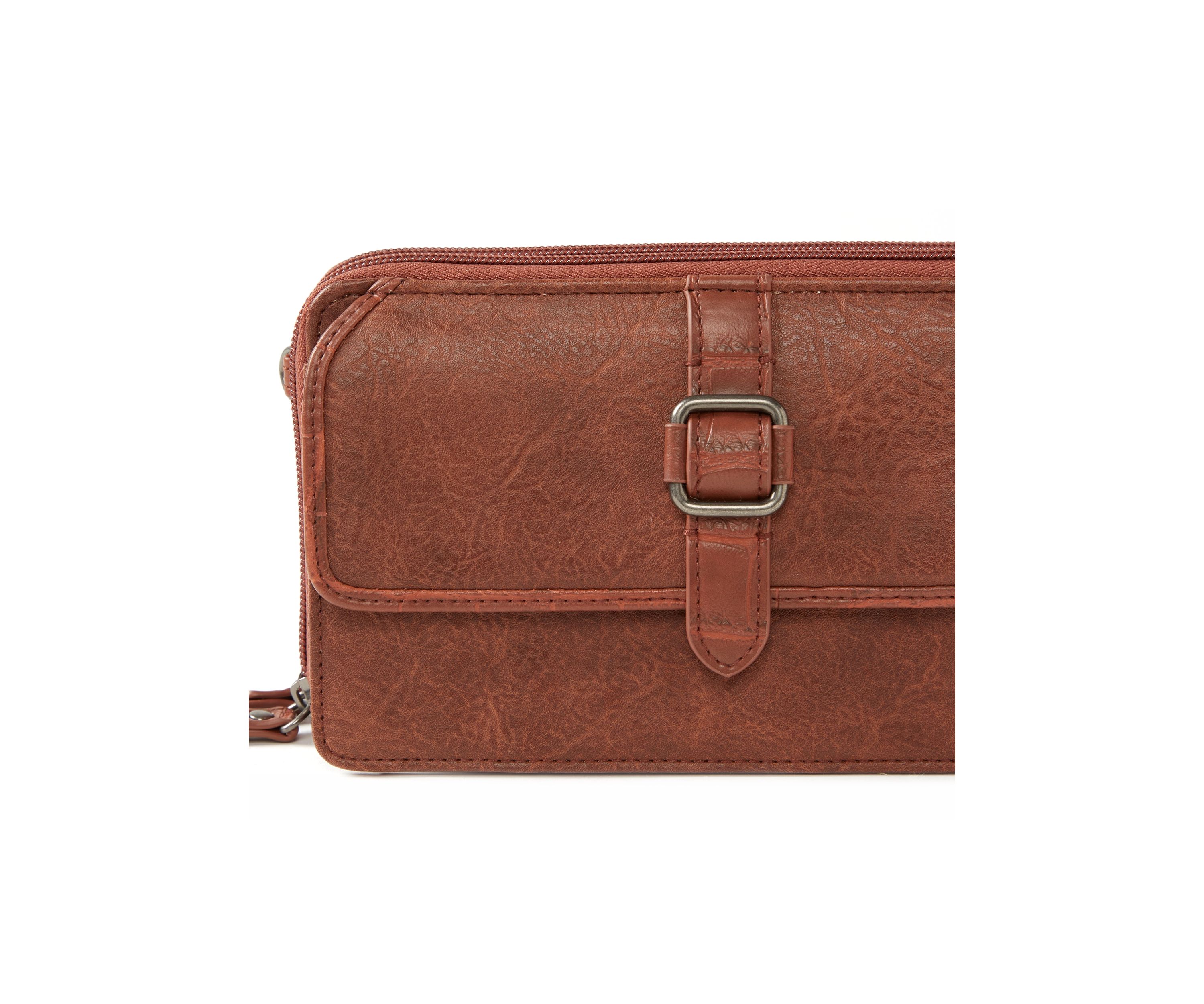 Mixed Media Crossbody Bag