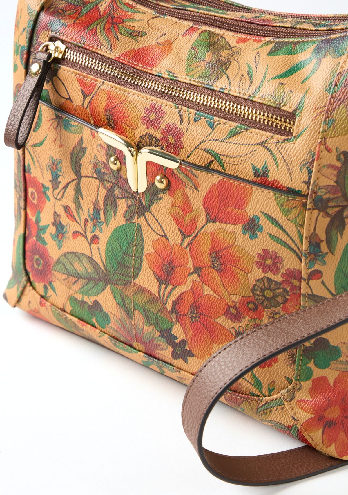 Floral Print Shoulder Bag