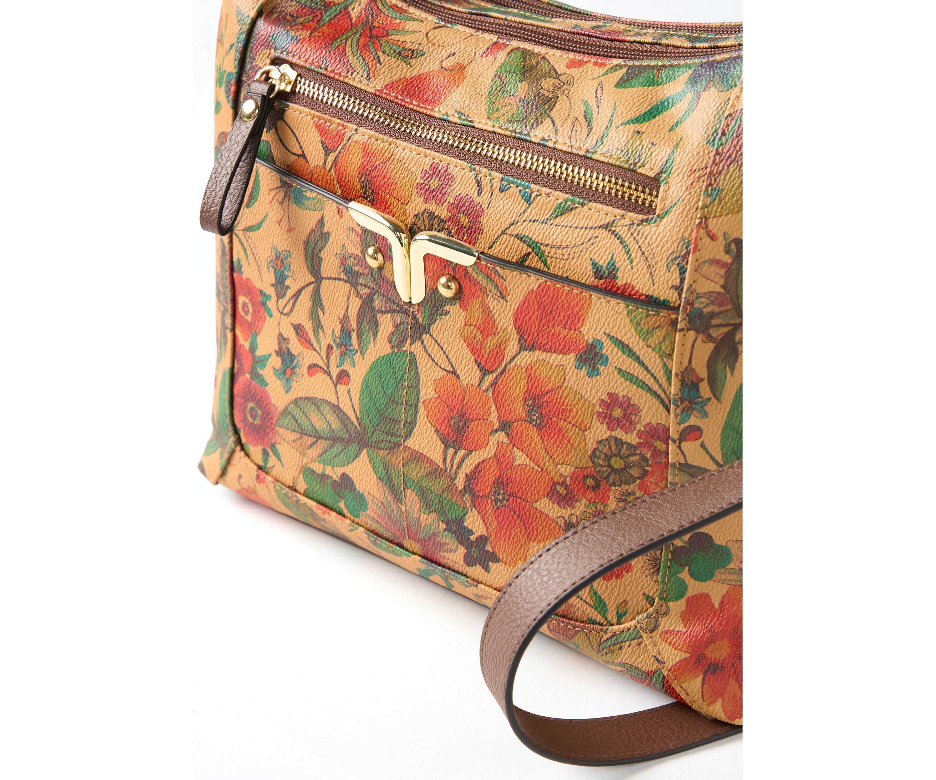 Floral Print Shoulder Bag