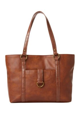 Buy DKNY Women Brown All-Over Brand Name Tote Bag for Women Online