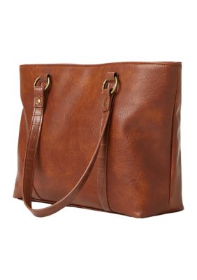 Vintage Oily Hunter Leather Backpack Brown: Kane