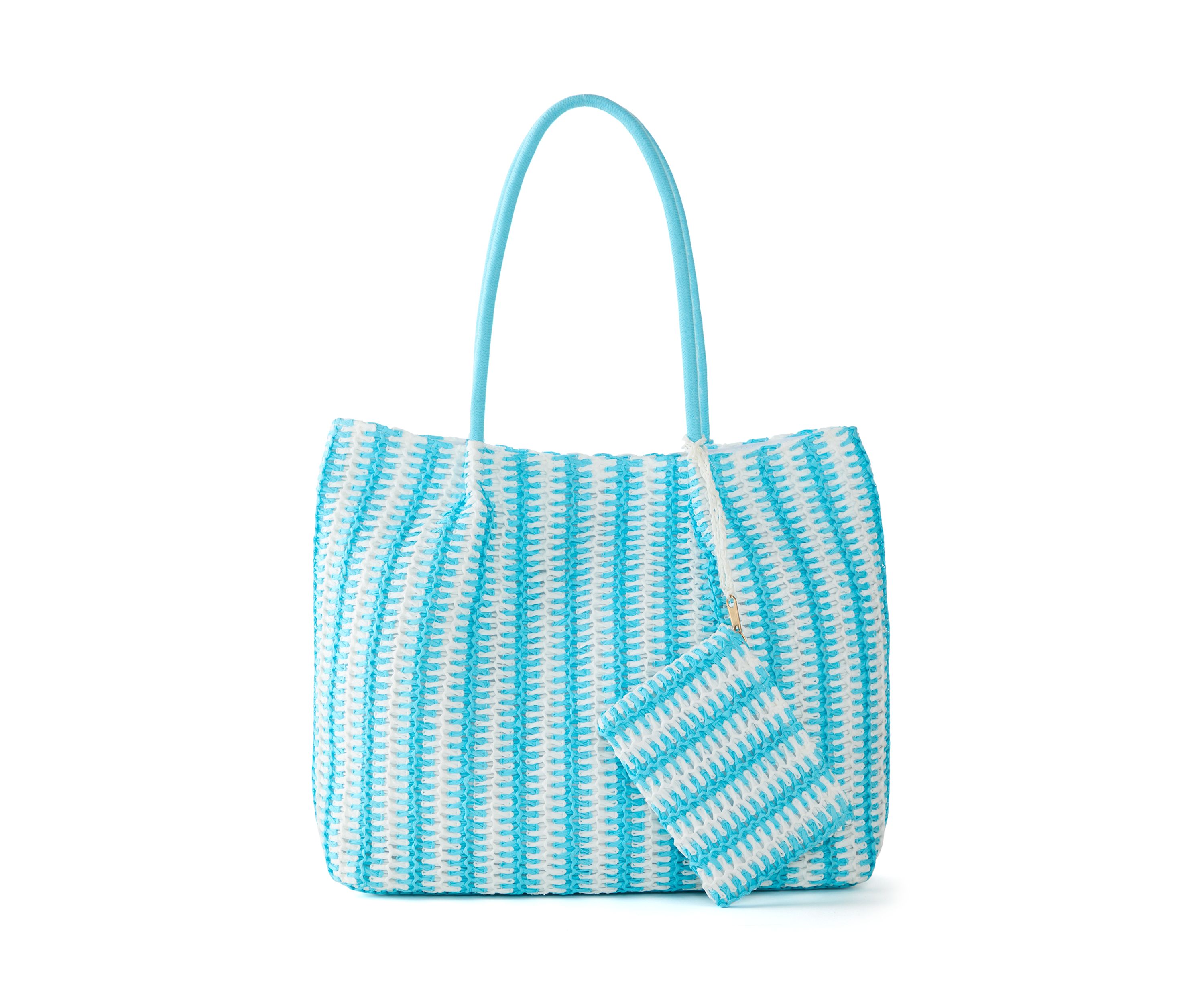 Straw Stripe Tote