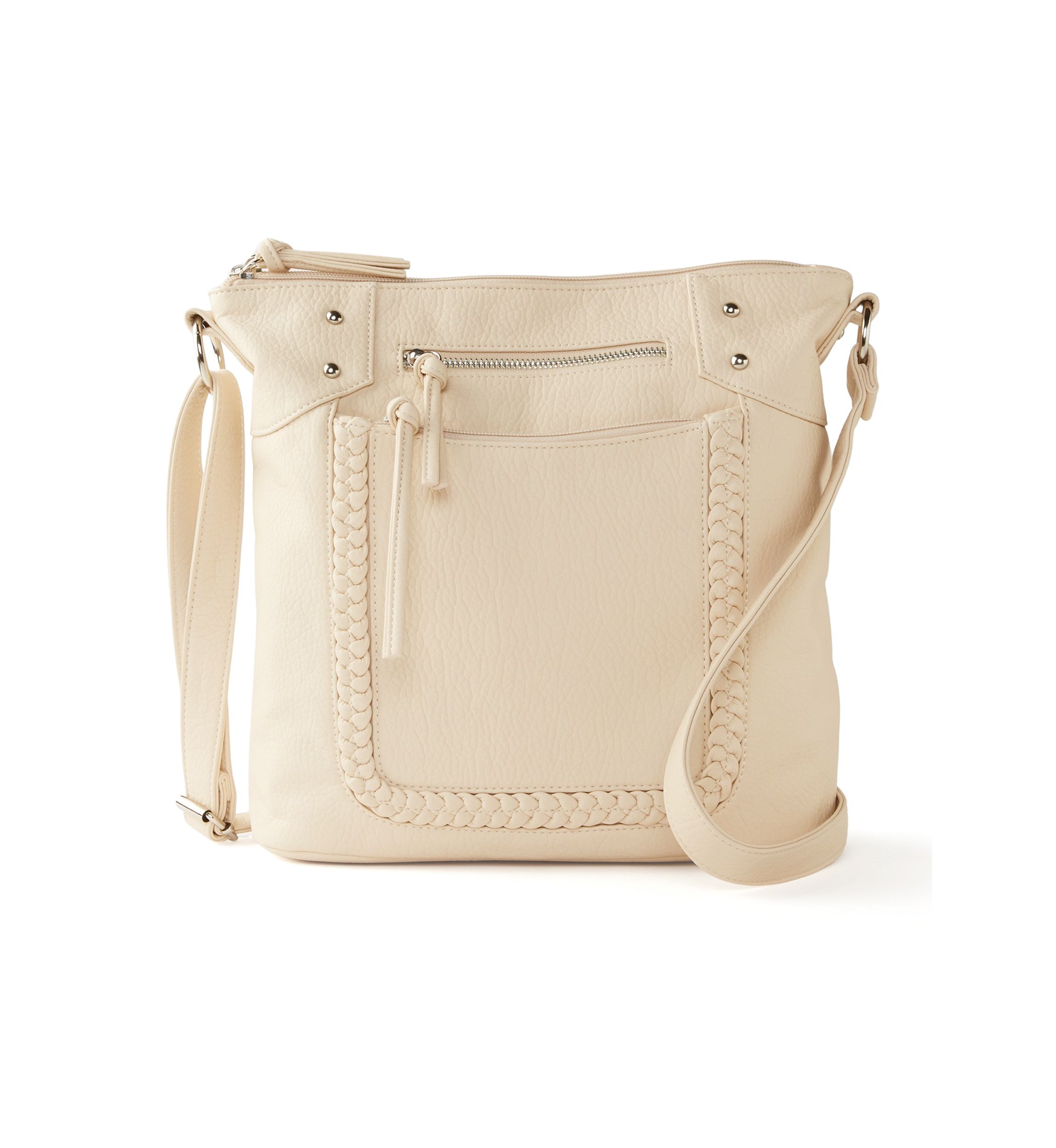 Braid Detail Shoulder Bag