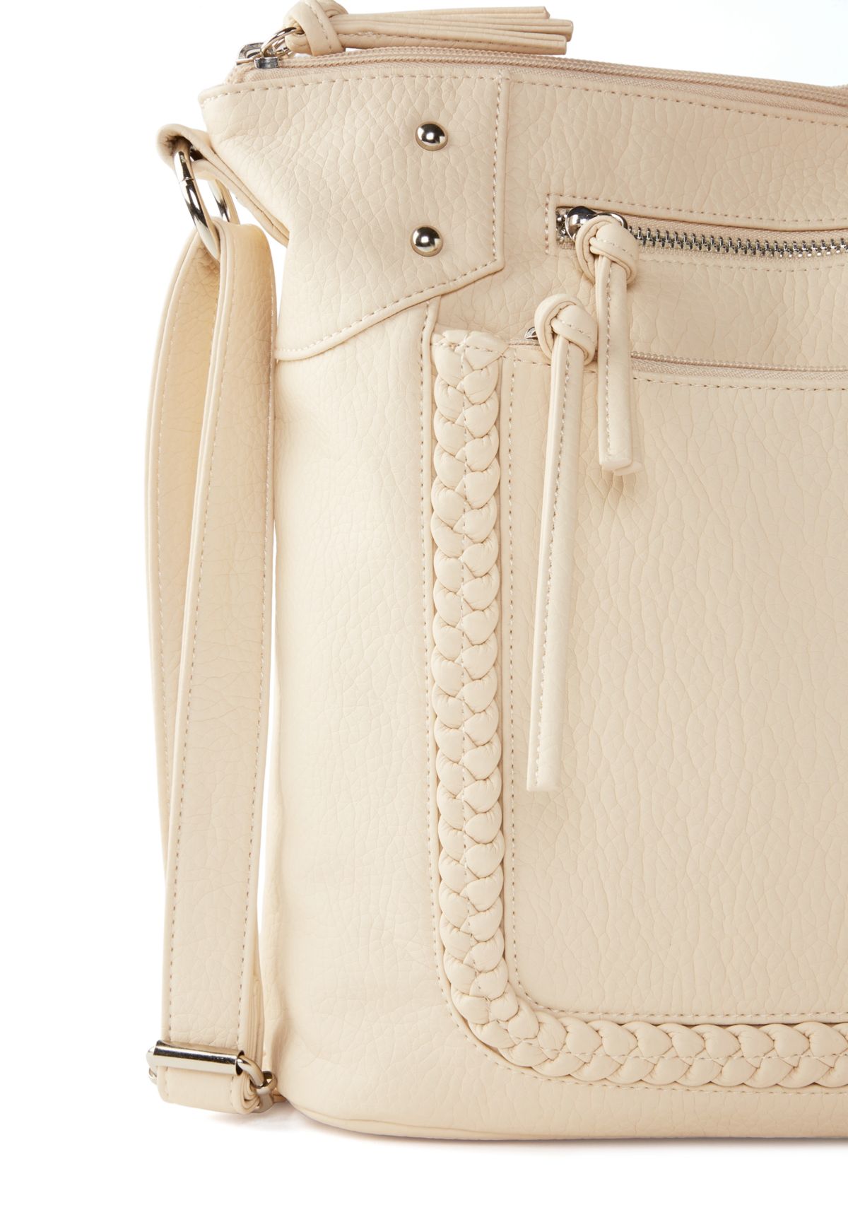 Braid Detail Shoulder Bag