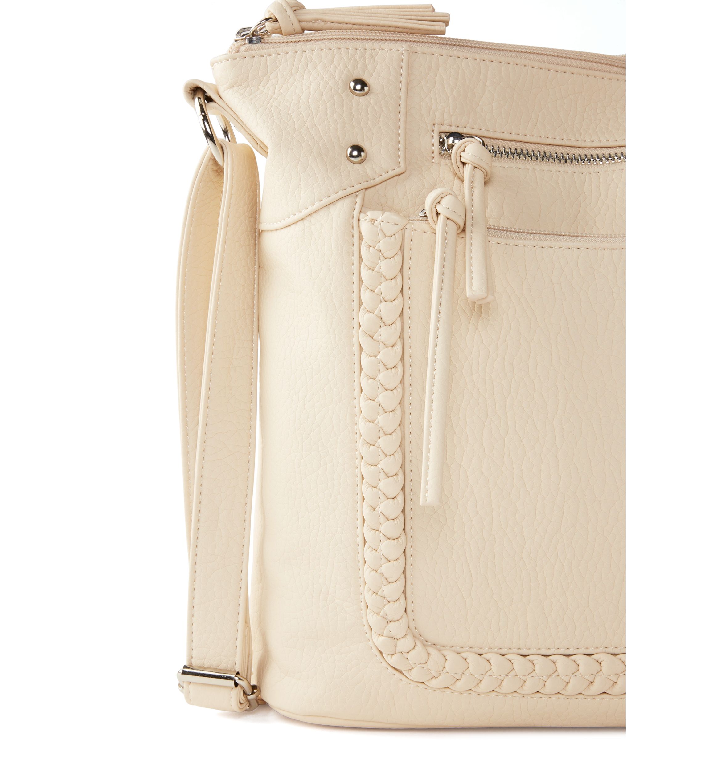 Braid Detail Shoulder Bag
