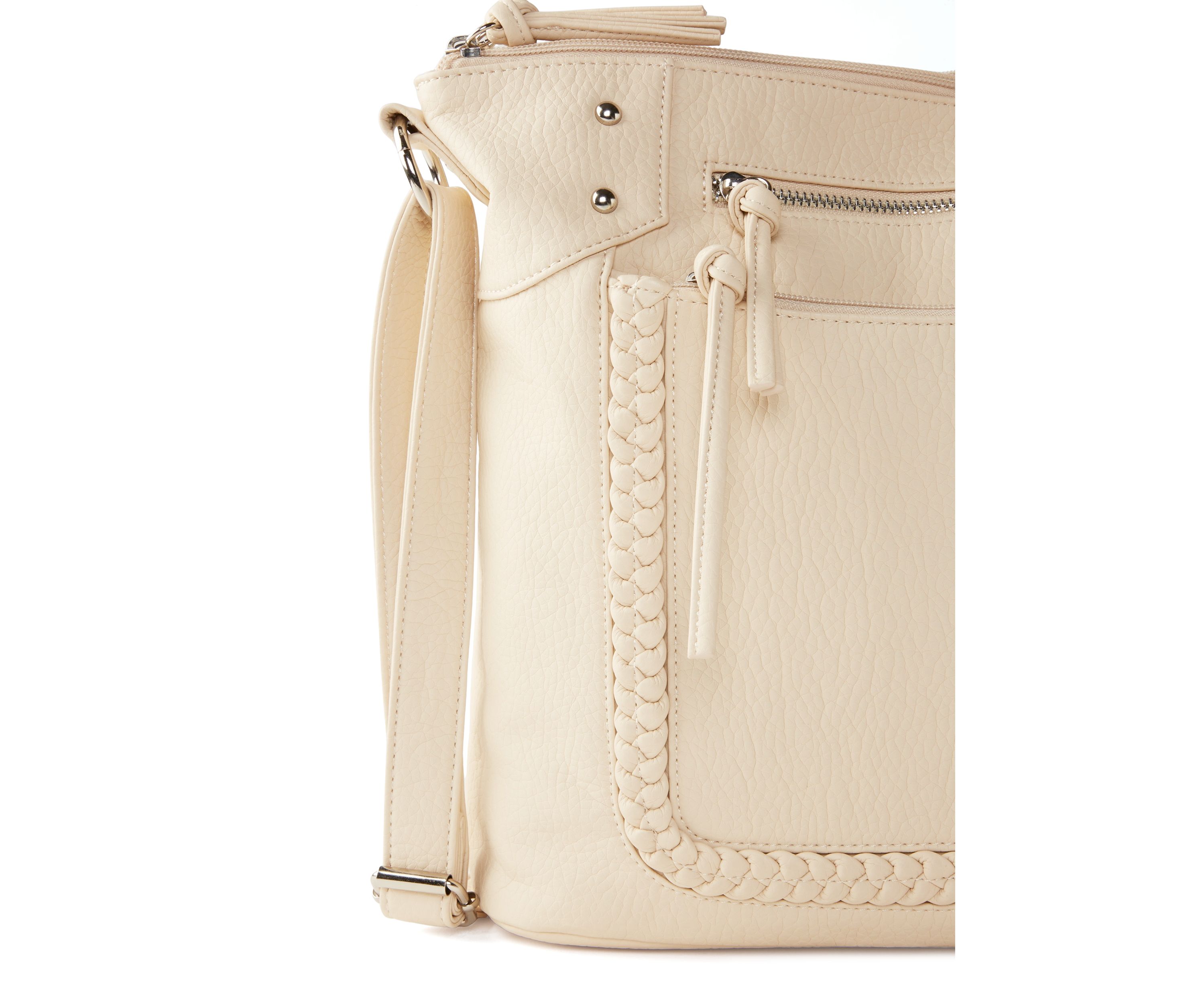 Braid Detail Shoulder Bag