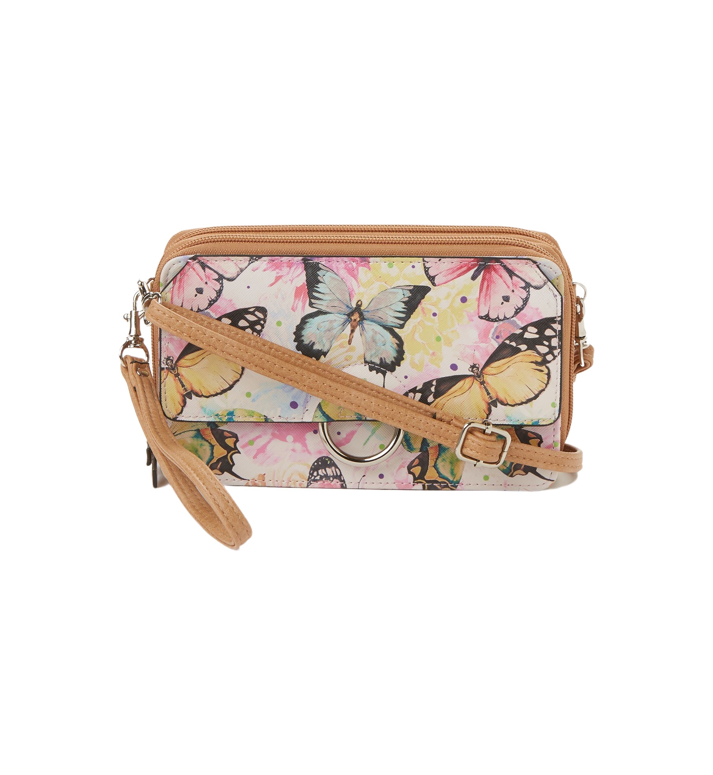 Butterfly Print Crossbody