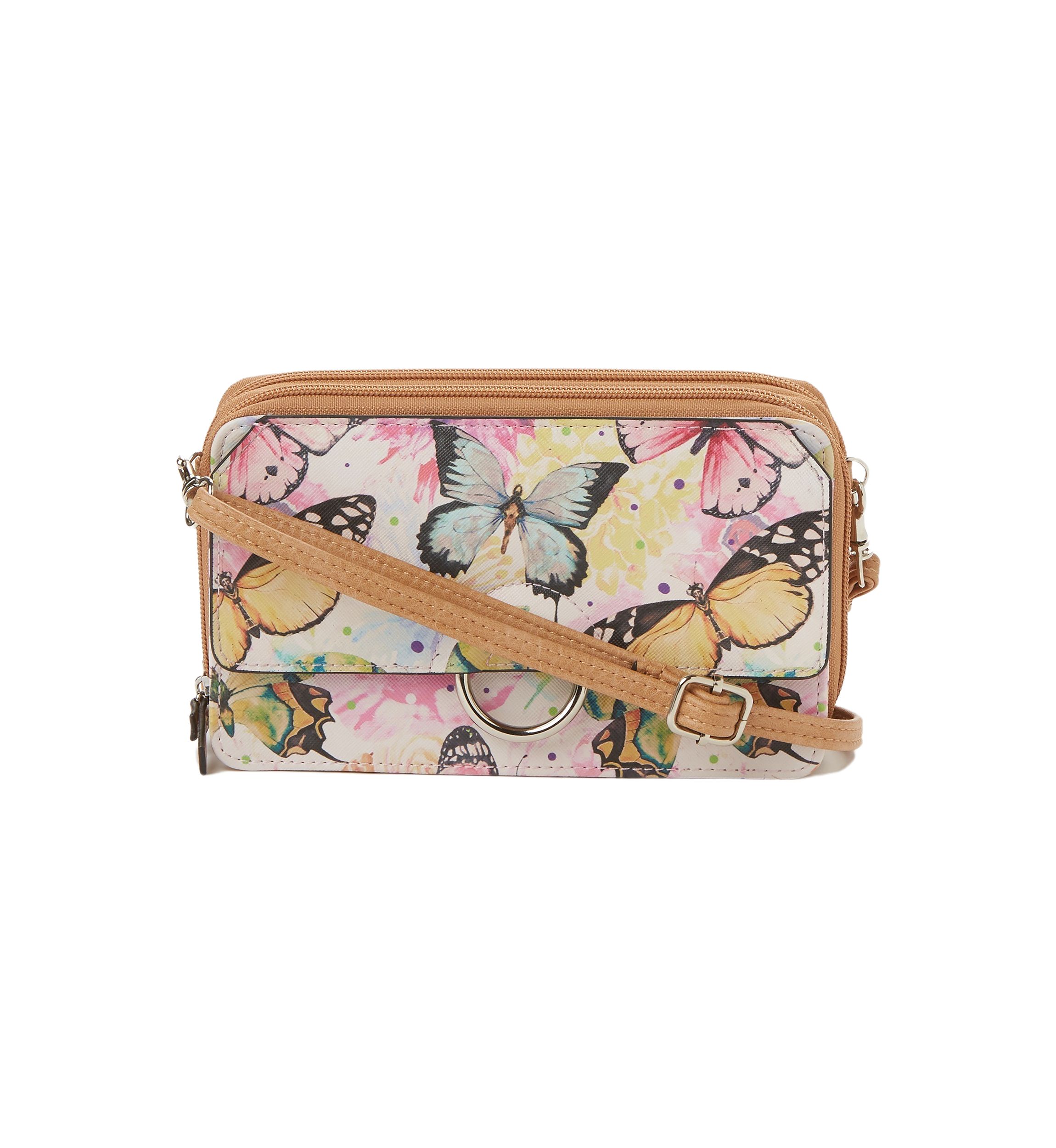 Butterfly Print Crossbody