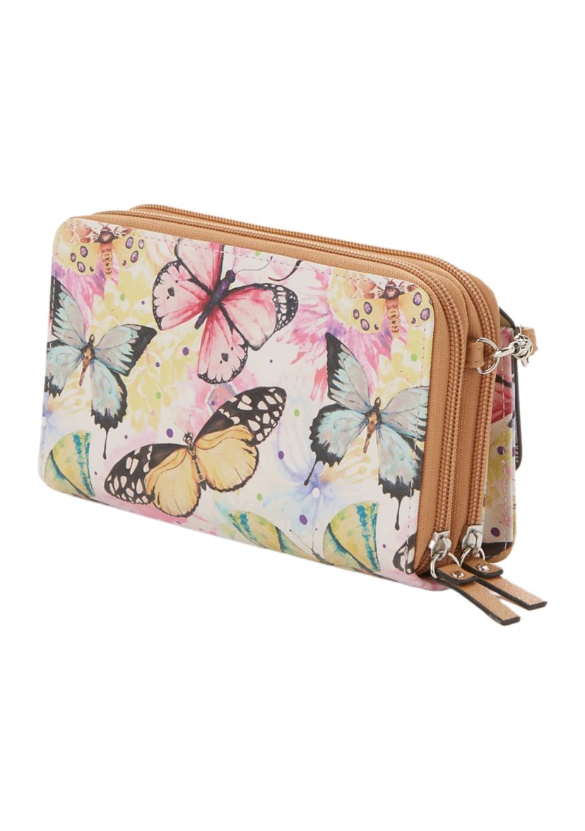Butterfly Print Crossbody
