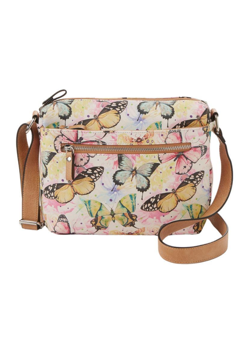 Butterfly Print Crossbody