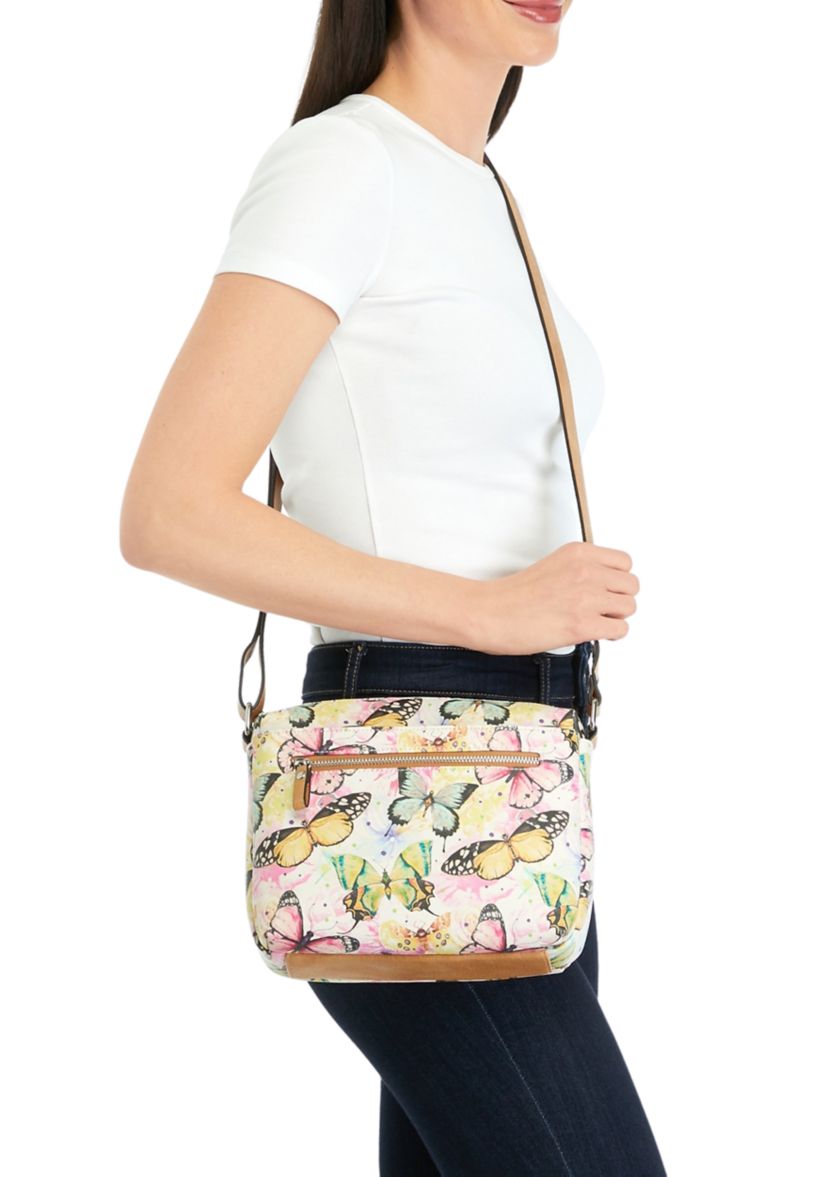 Butterfly Print Crossbody