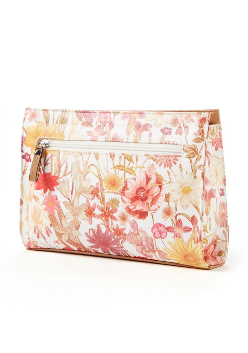 Floral Clutch Crossbody Bag