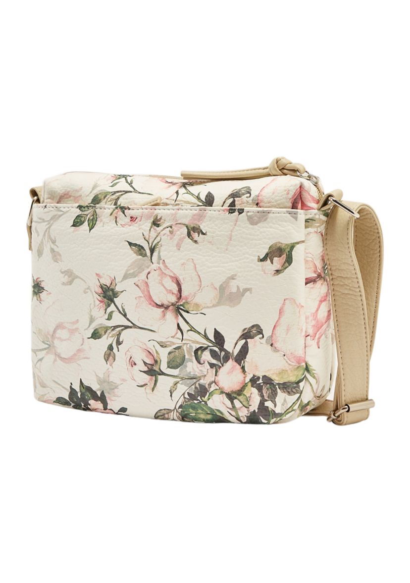 Printed Multi Pocket Crossbody