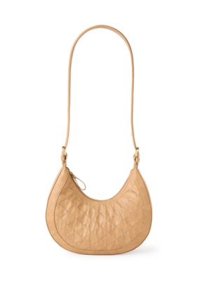 Bueno Pacifica Stud Detail Crescent Bag, Sand