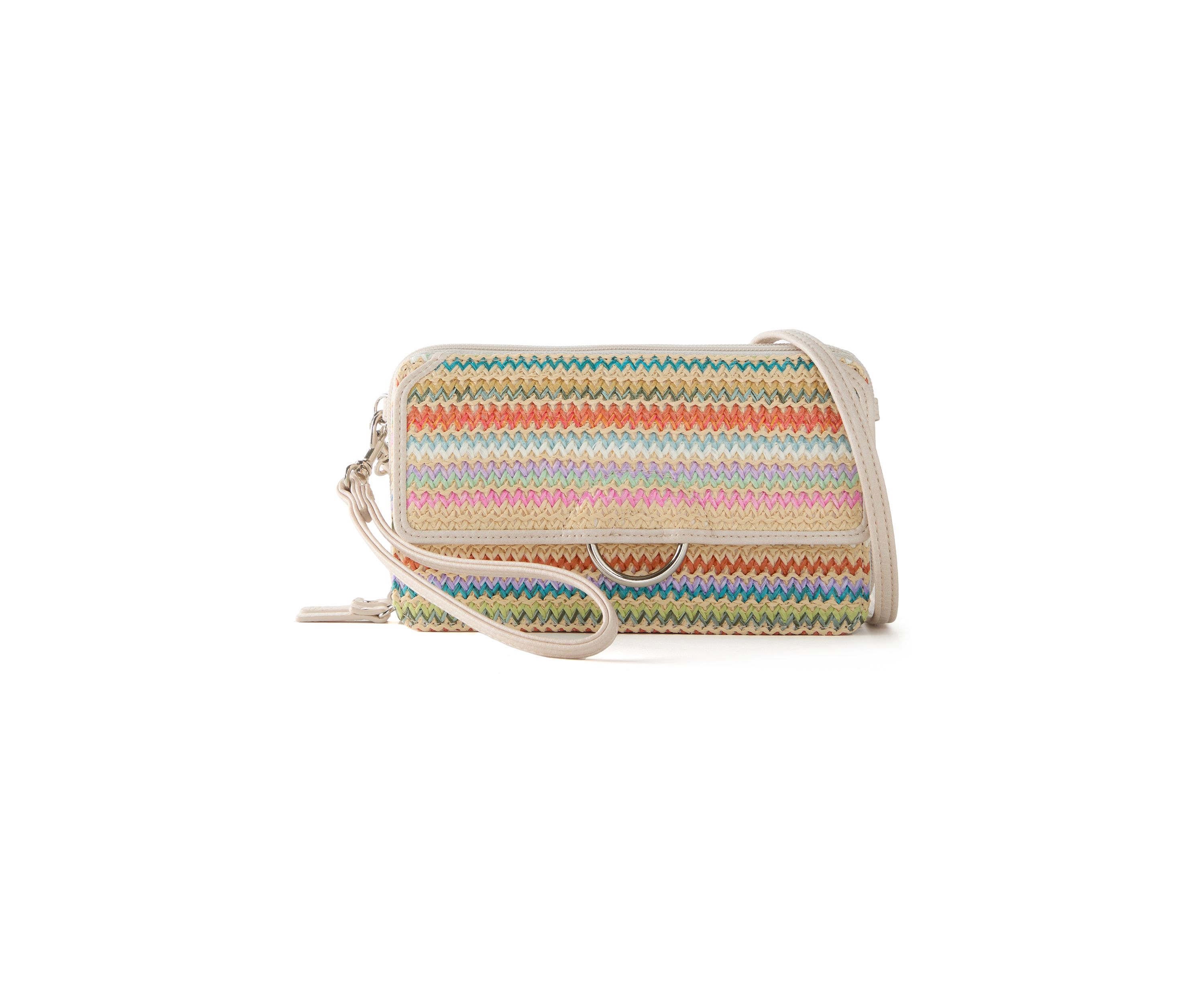 Straw Phone Crossbody 