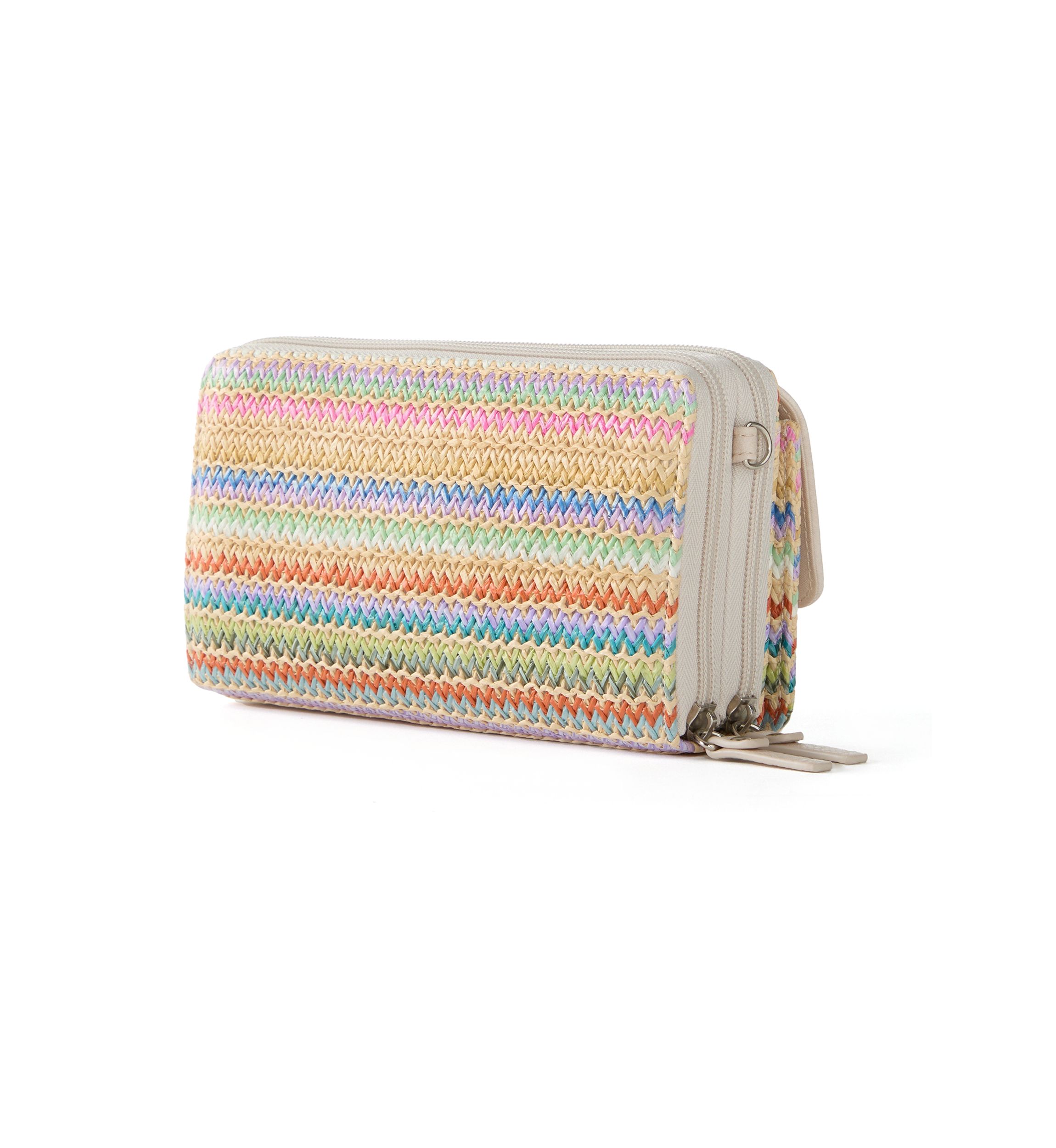 Straw Phone Crossbody 