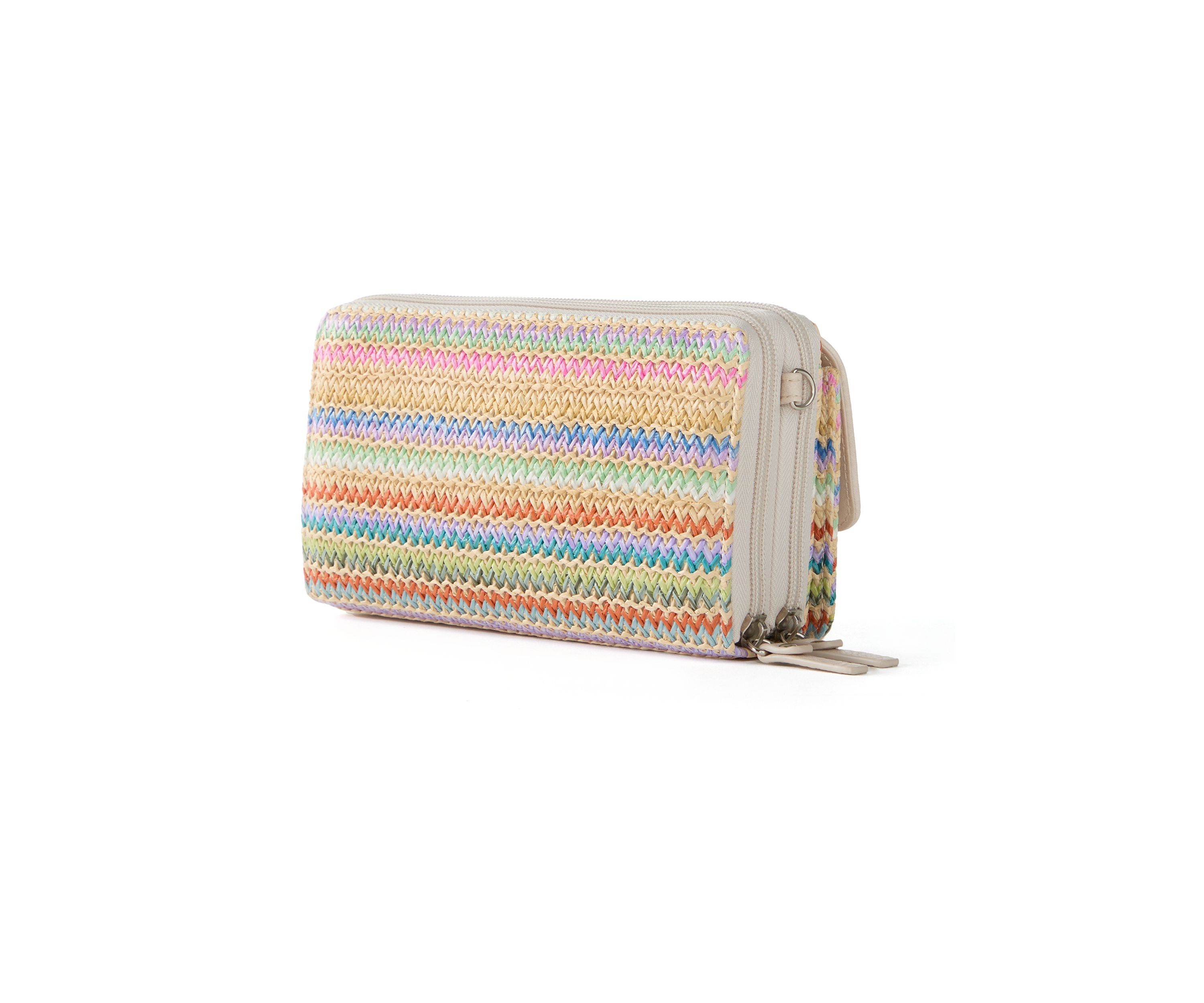 Straw Phone Crossbody 