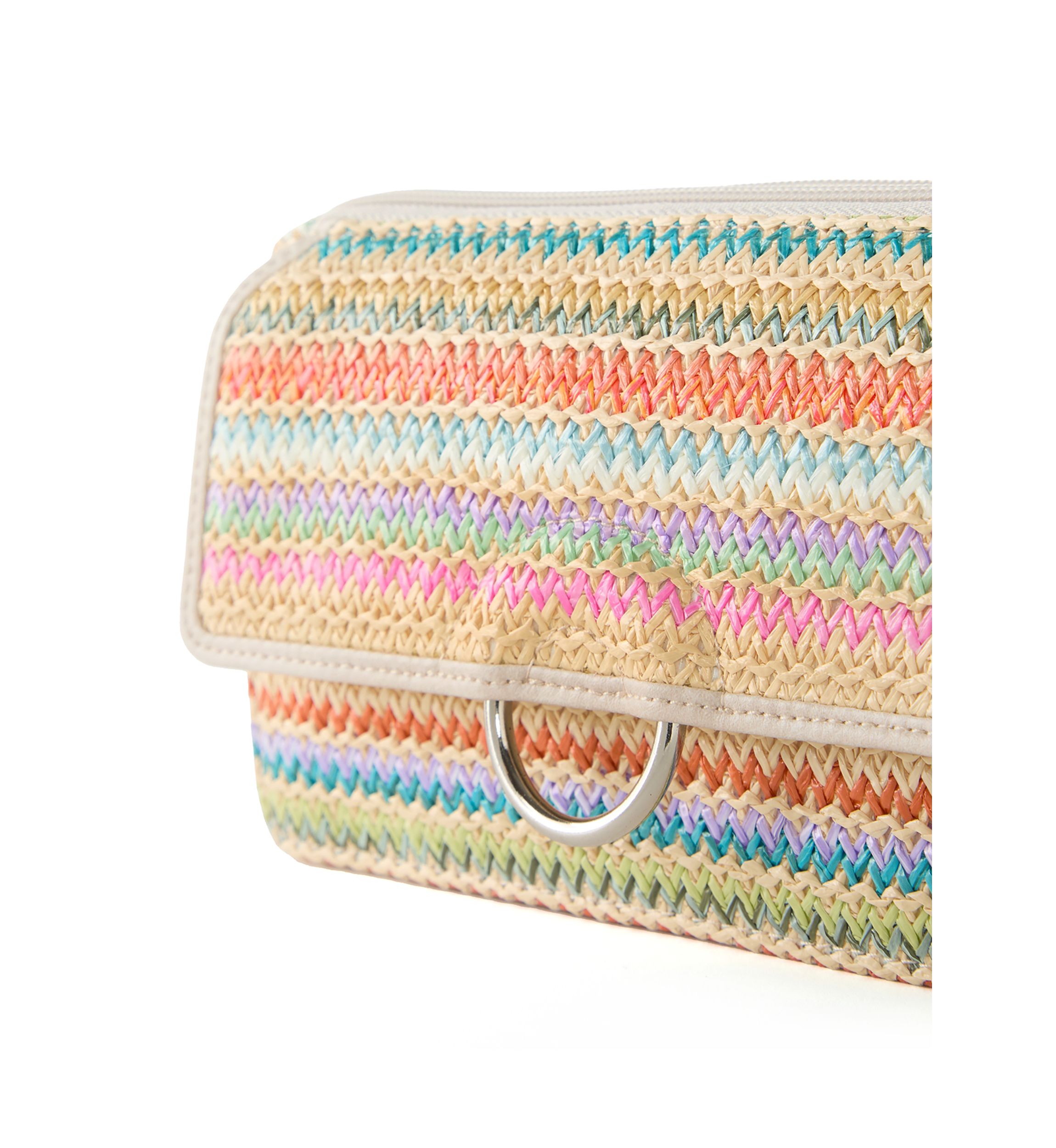 Straw Phone Crossbody 