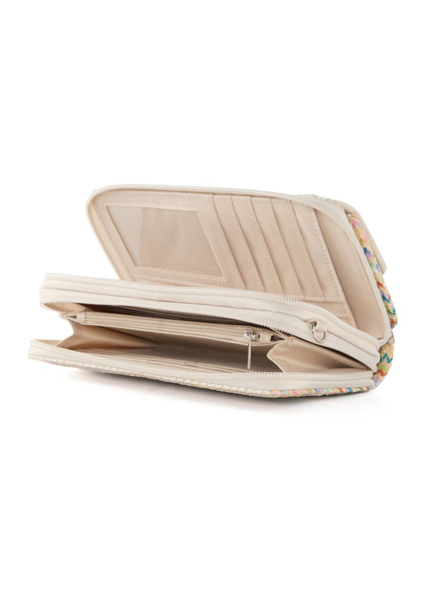 Straw Phone Crossbody 
