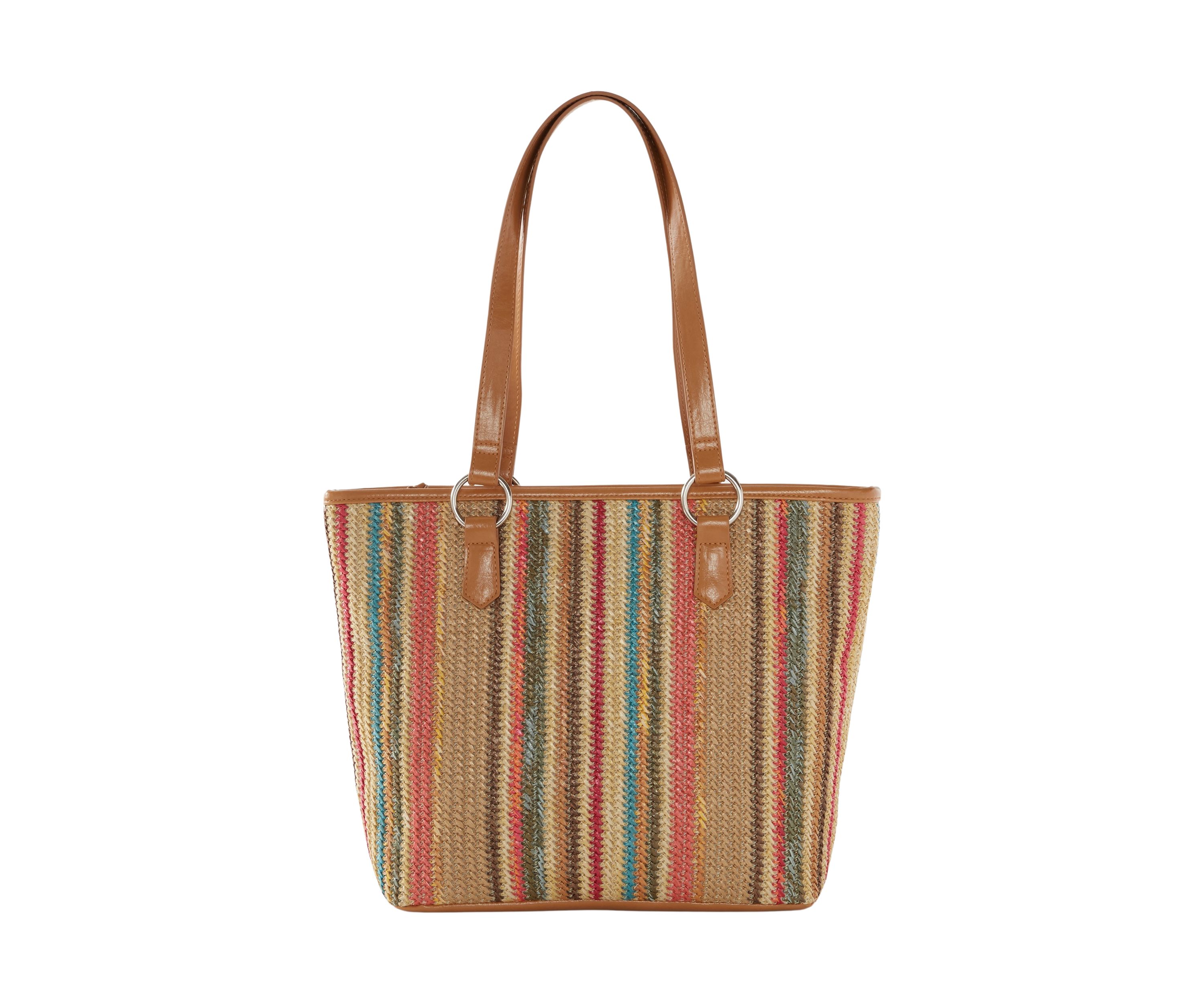 Multicolored Stripe Tote Bag