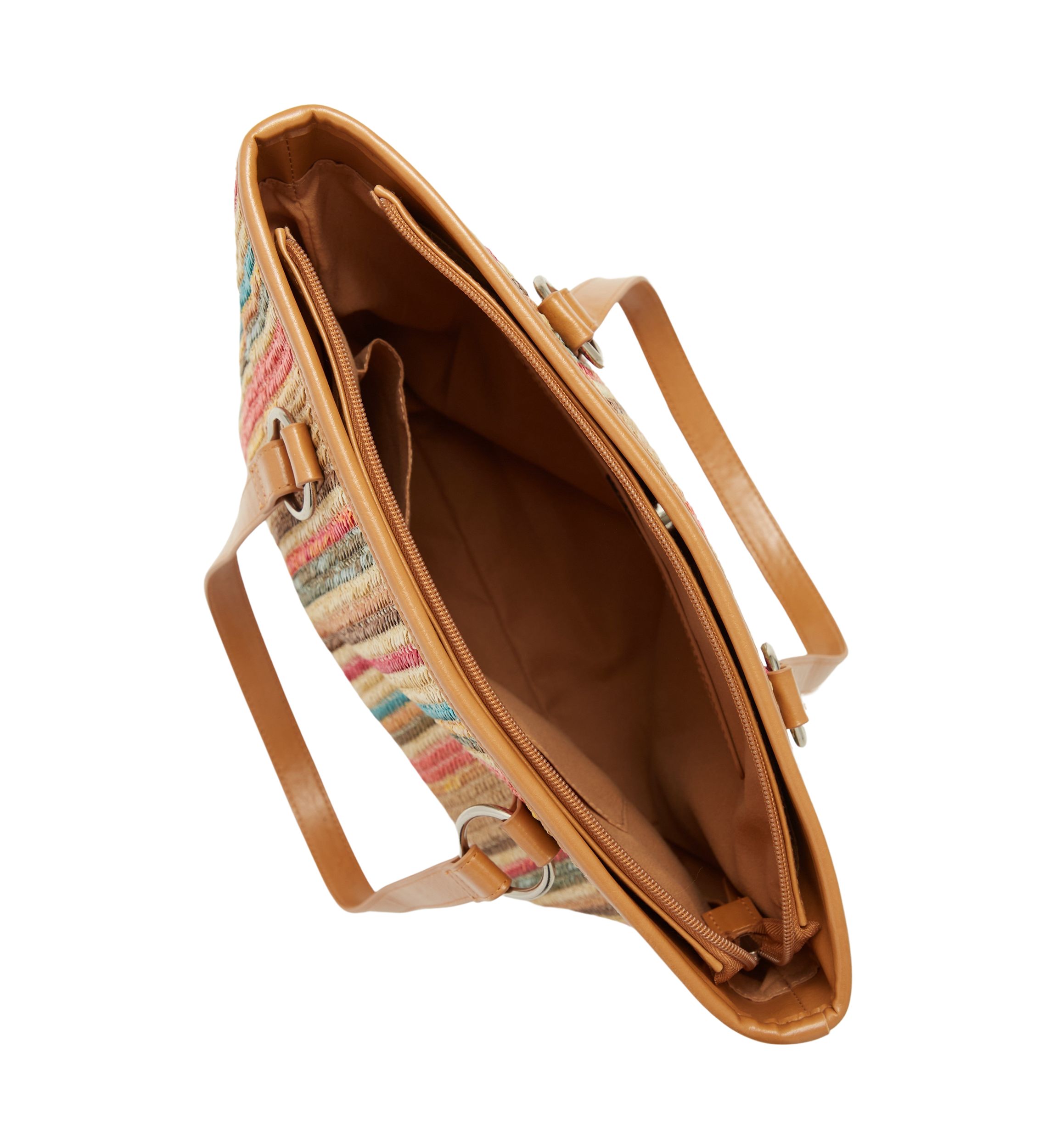 Multicolored Stripe Tote Bag