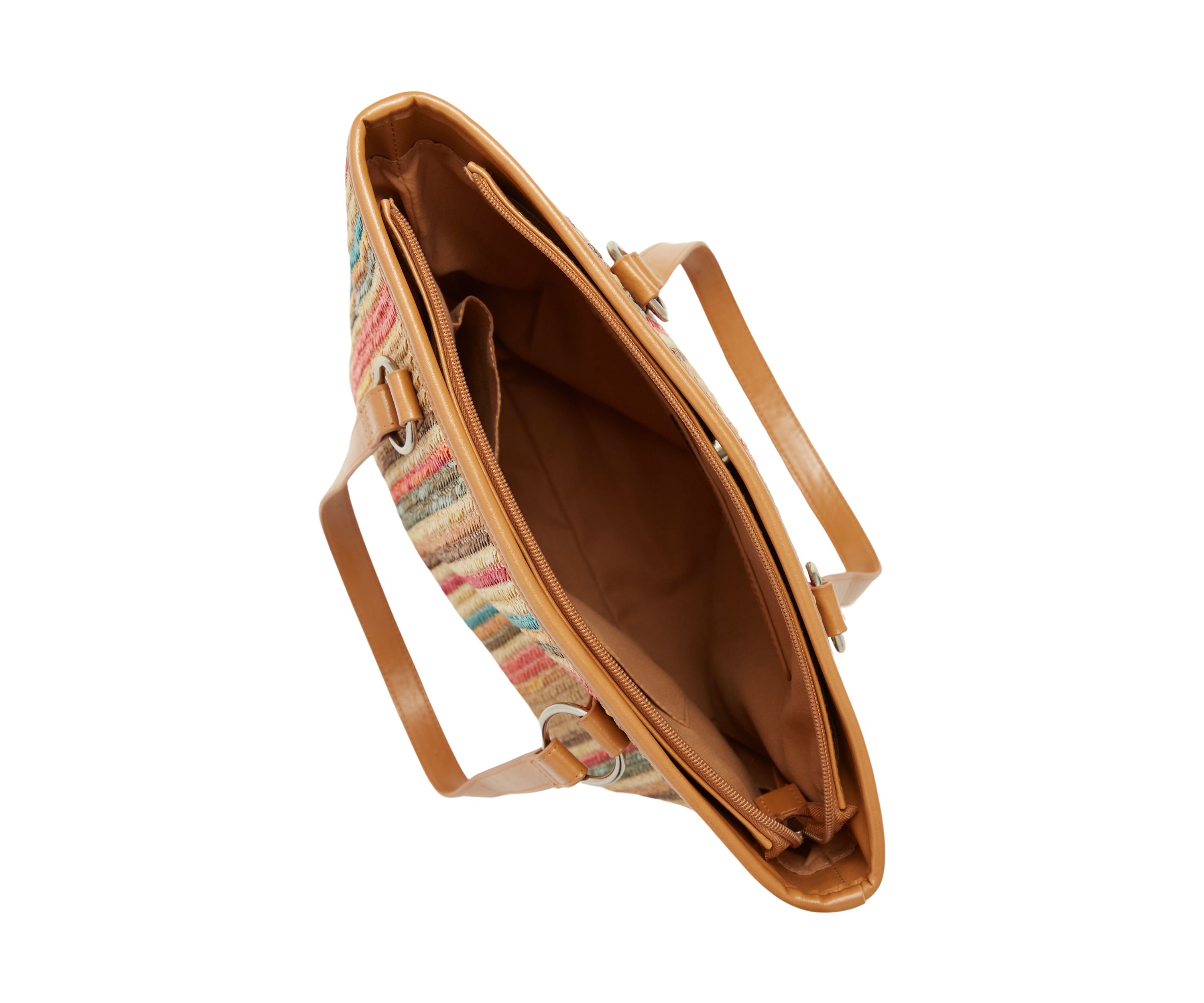 Multicolored Stripe Tote Bag