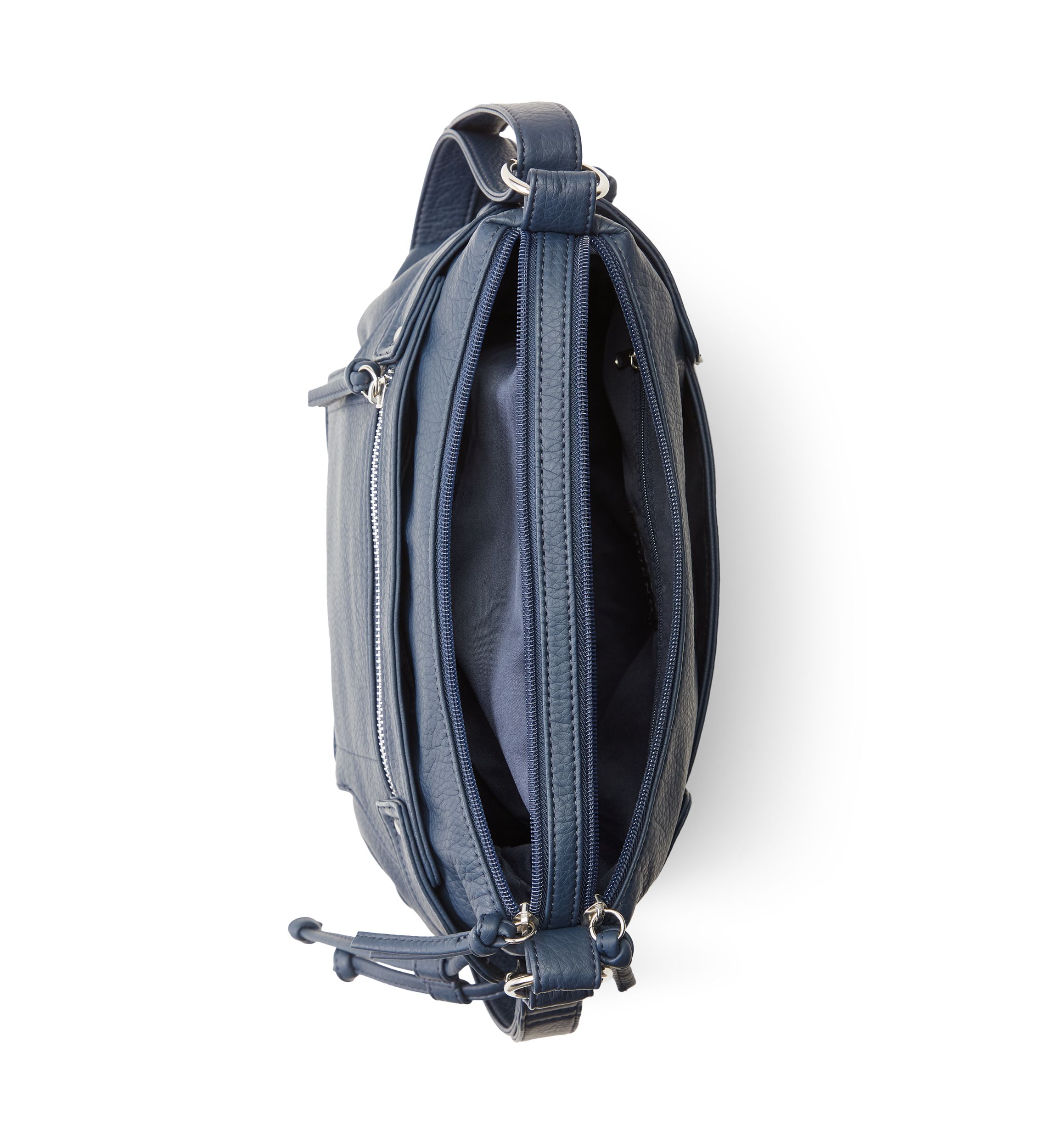 Shoulder Bag with Side Drawstring