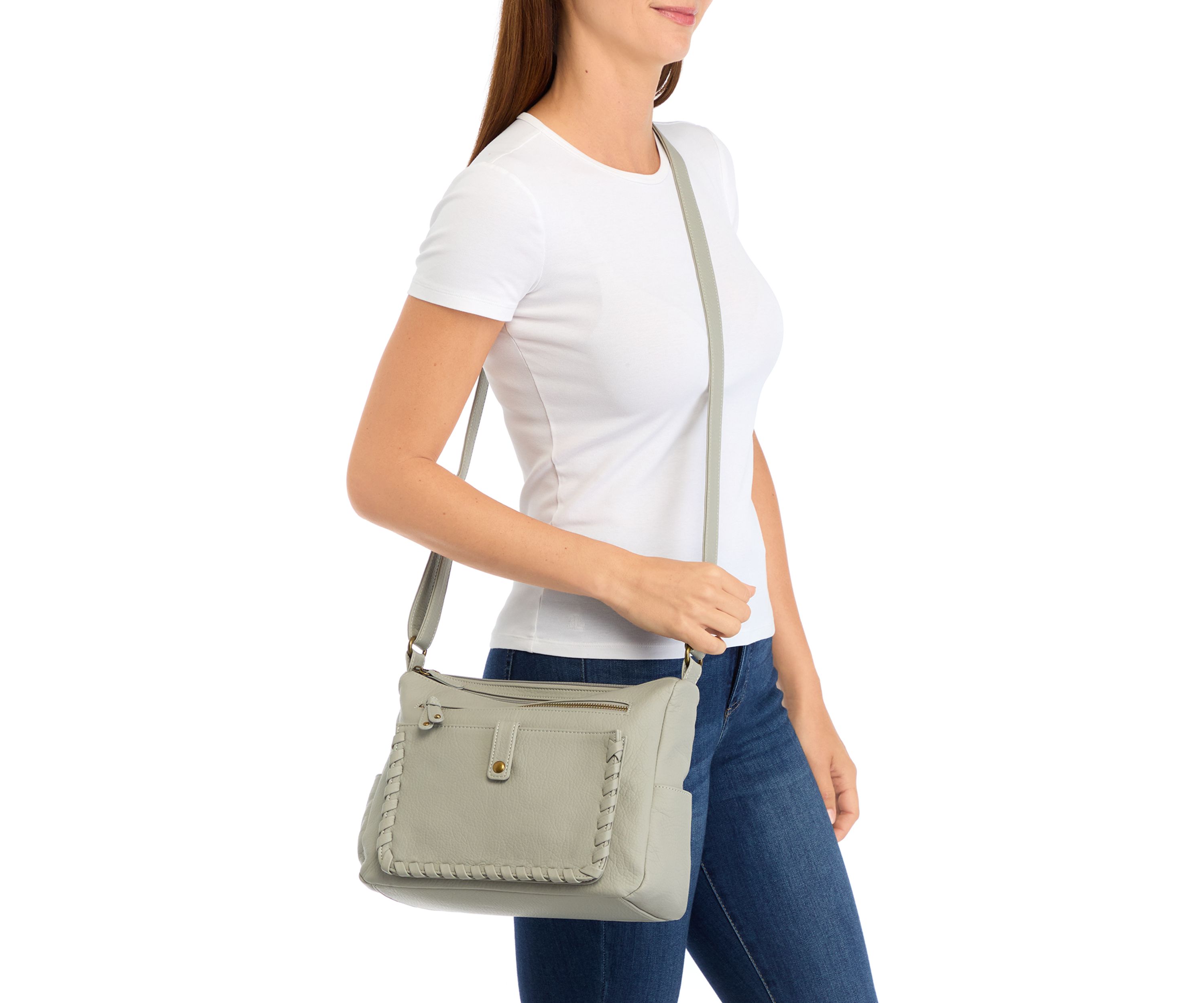 Whipstitch Detail Crossbody
