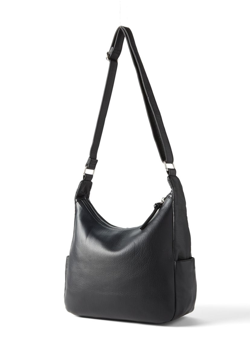 Curved Pocket Hobo Bag 
