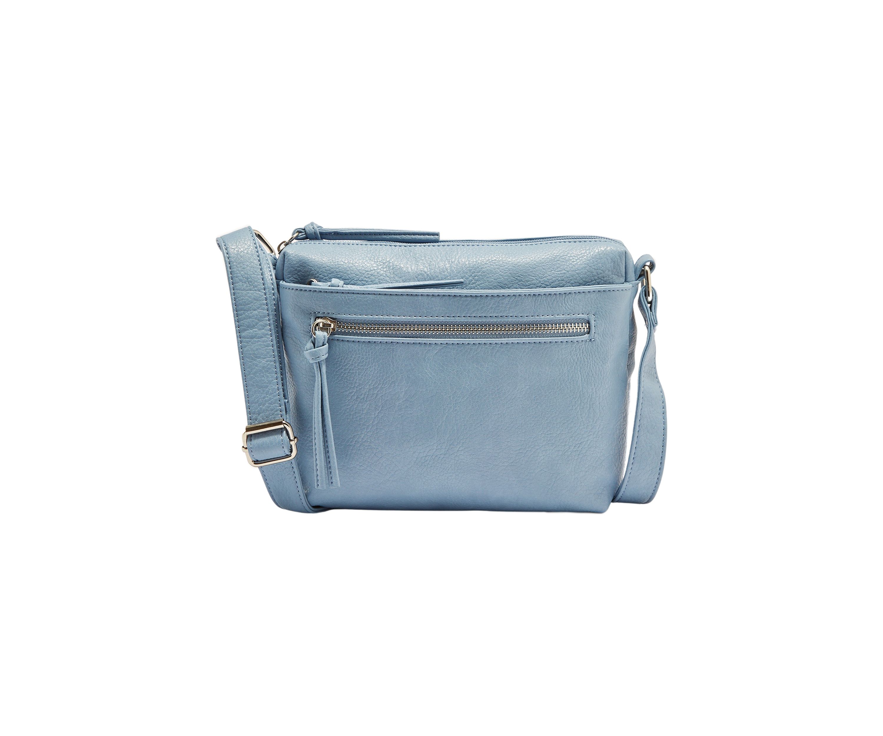 Soft Washed Vinyl Multi Pocket Crossbody