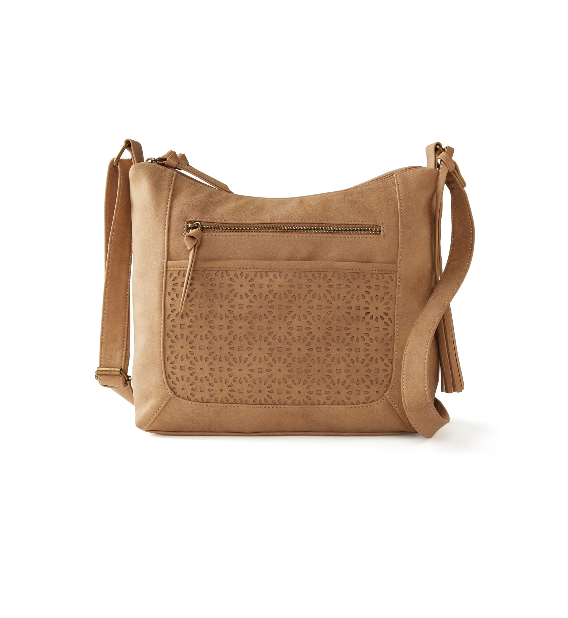 Flower Perforated Shoulder Bag