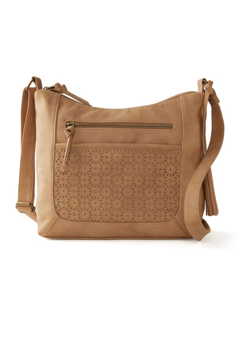 Flower Perforated Shoulder Bag