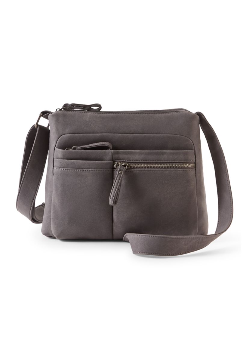 Washed Twill Crossbody 