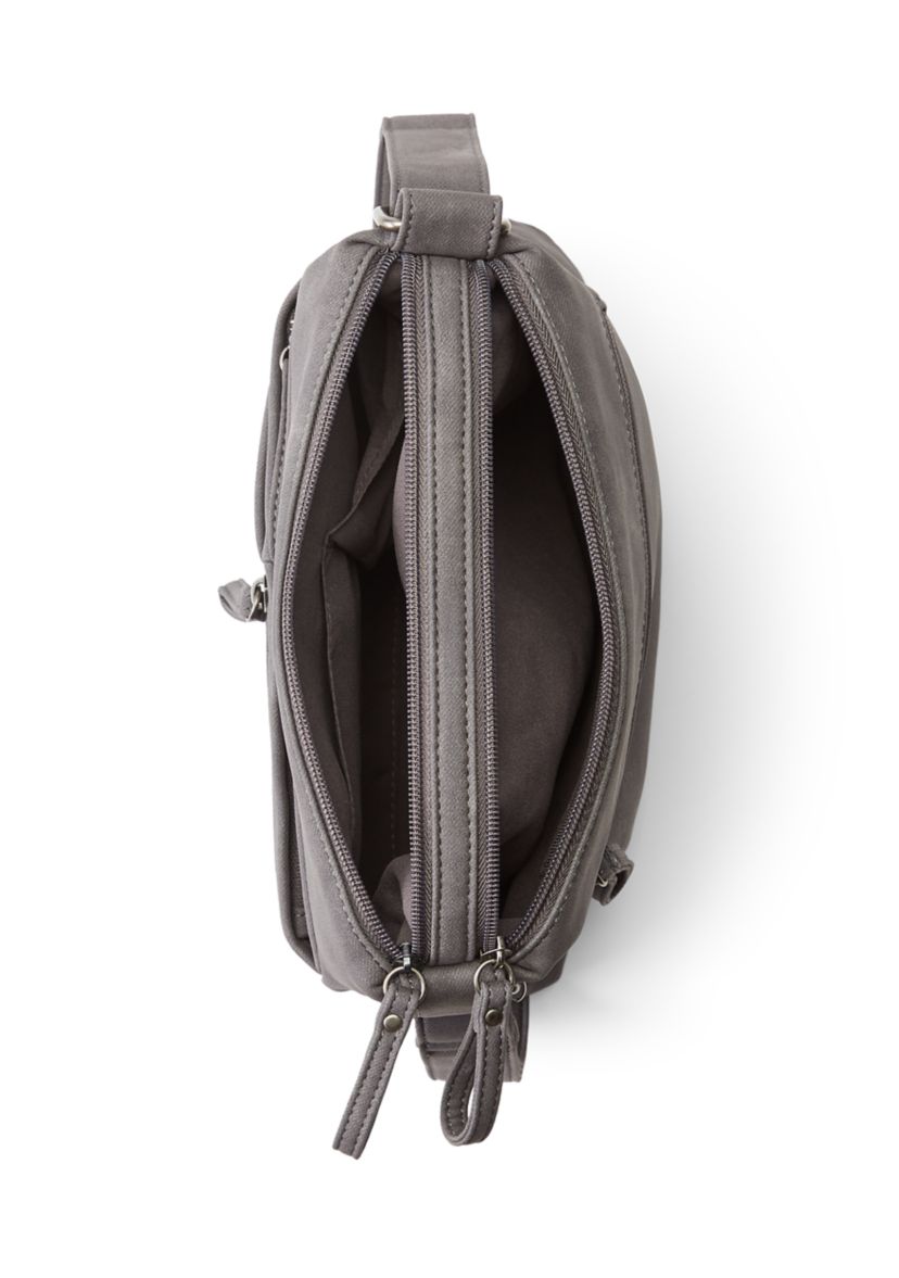 Washed Twill Crossbody 