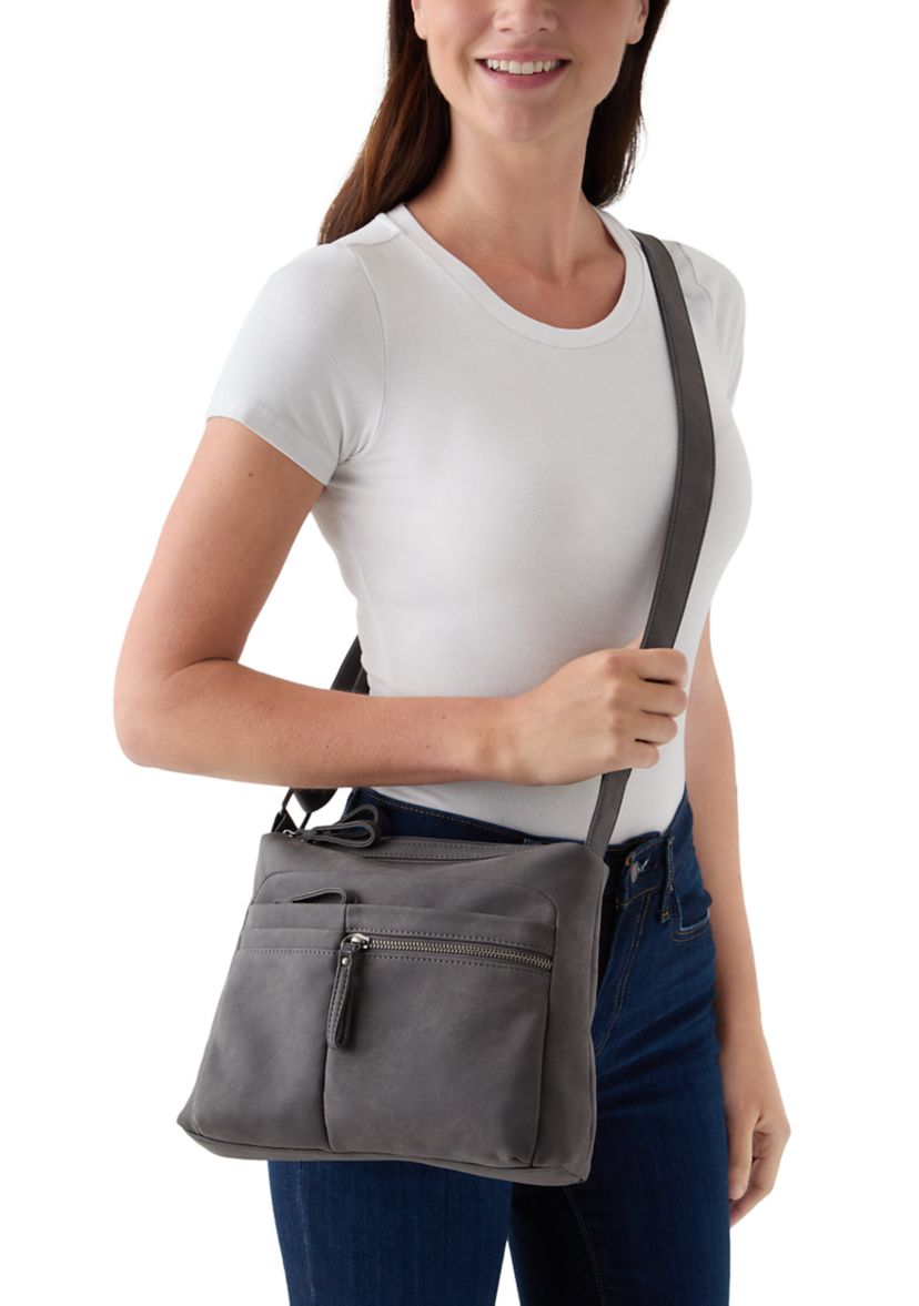 Washed Twill Crossbody 