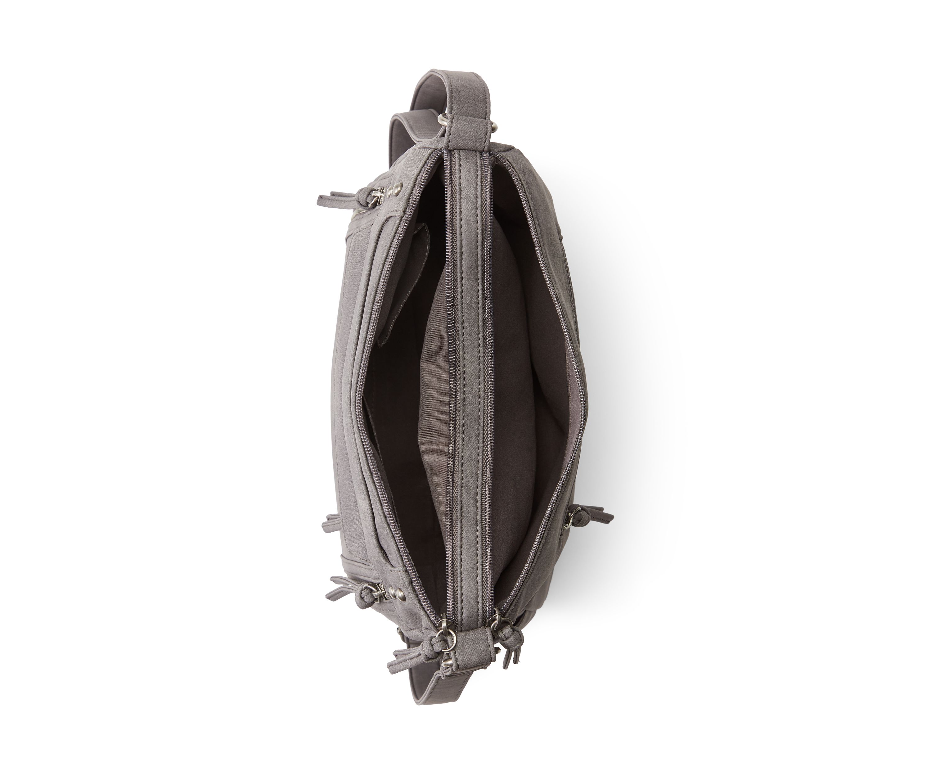 Washed Twill Shoulder Bag 