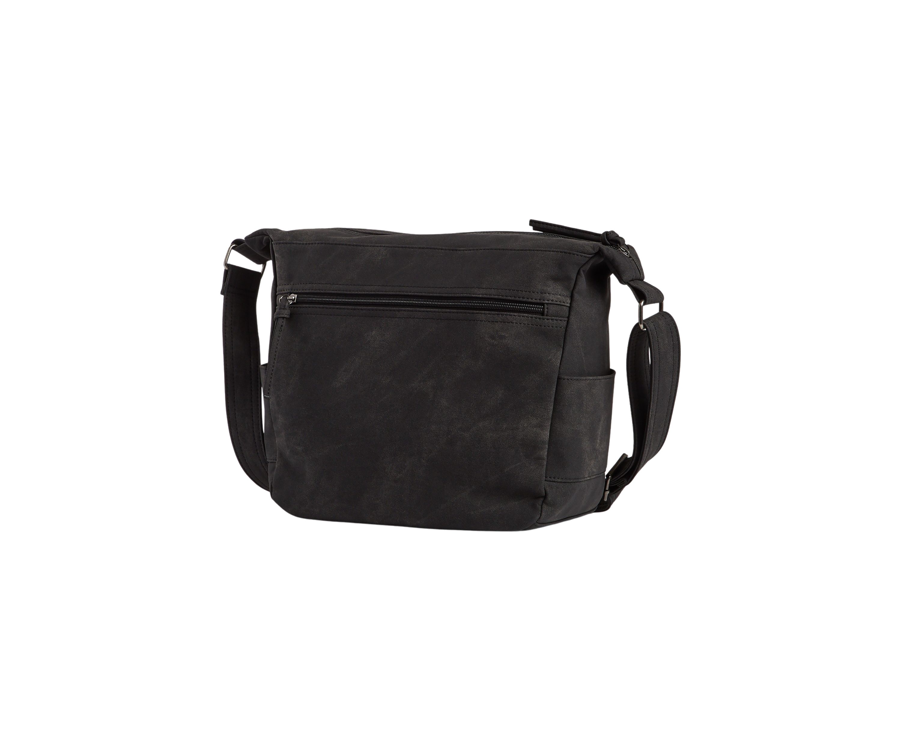 Tie Dye Twill Washed Multi Zip Hobo Crossbody Bag