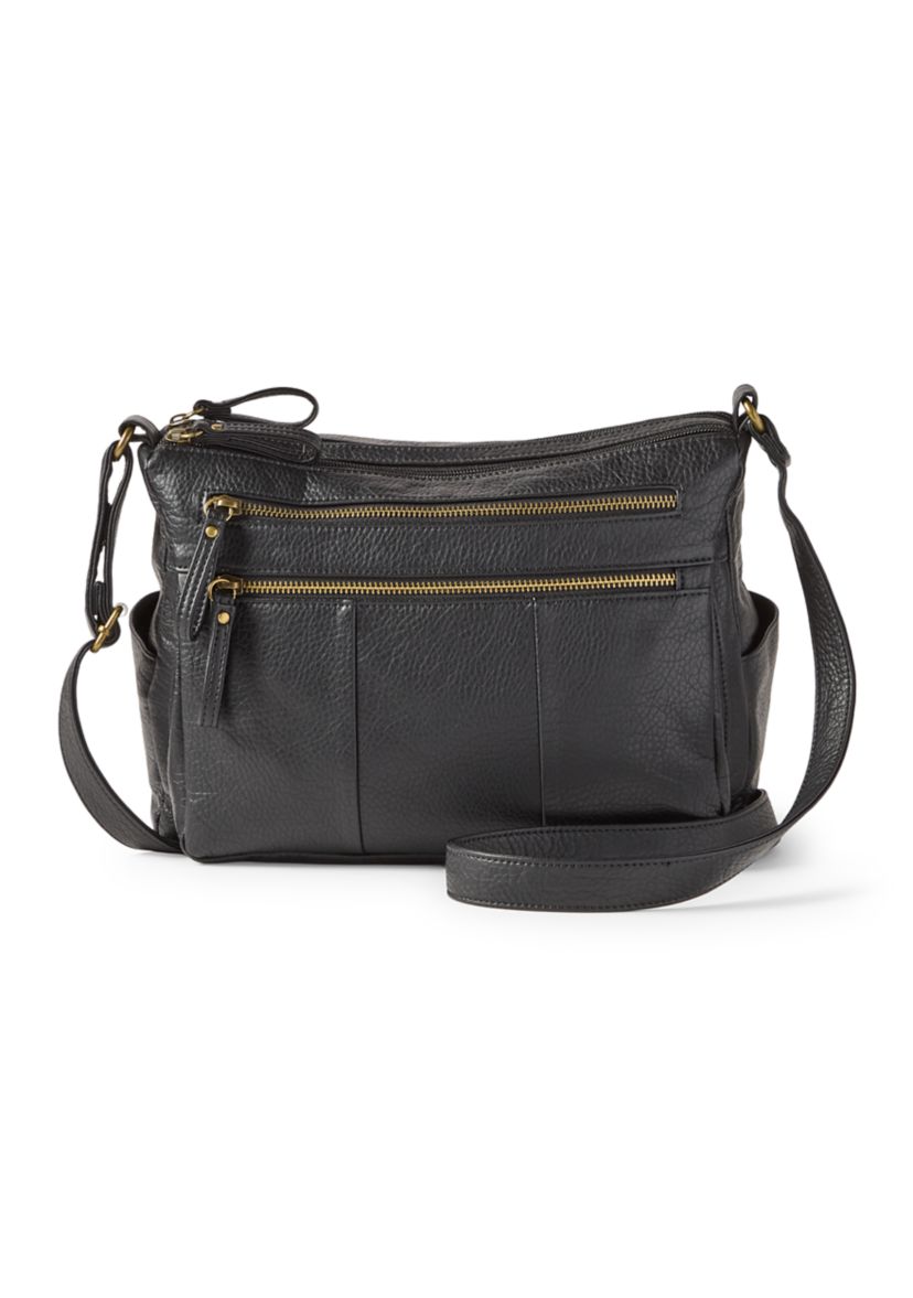 Multi Zip Shoulder Bag