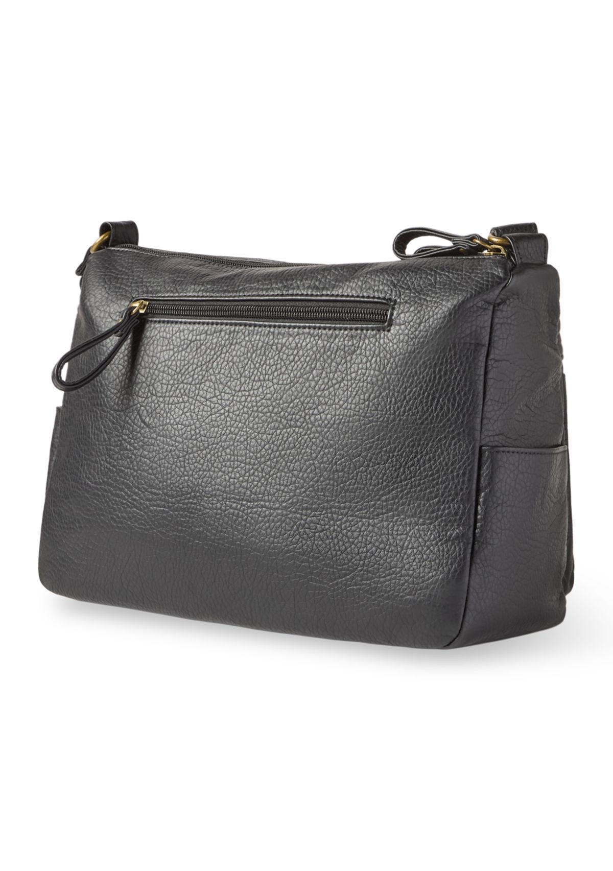 Multi Zip Shoulder Bag