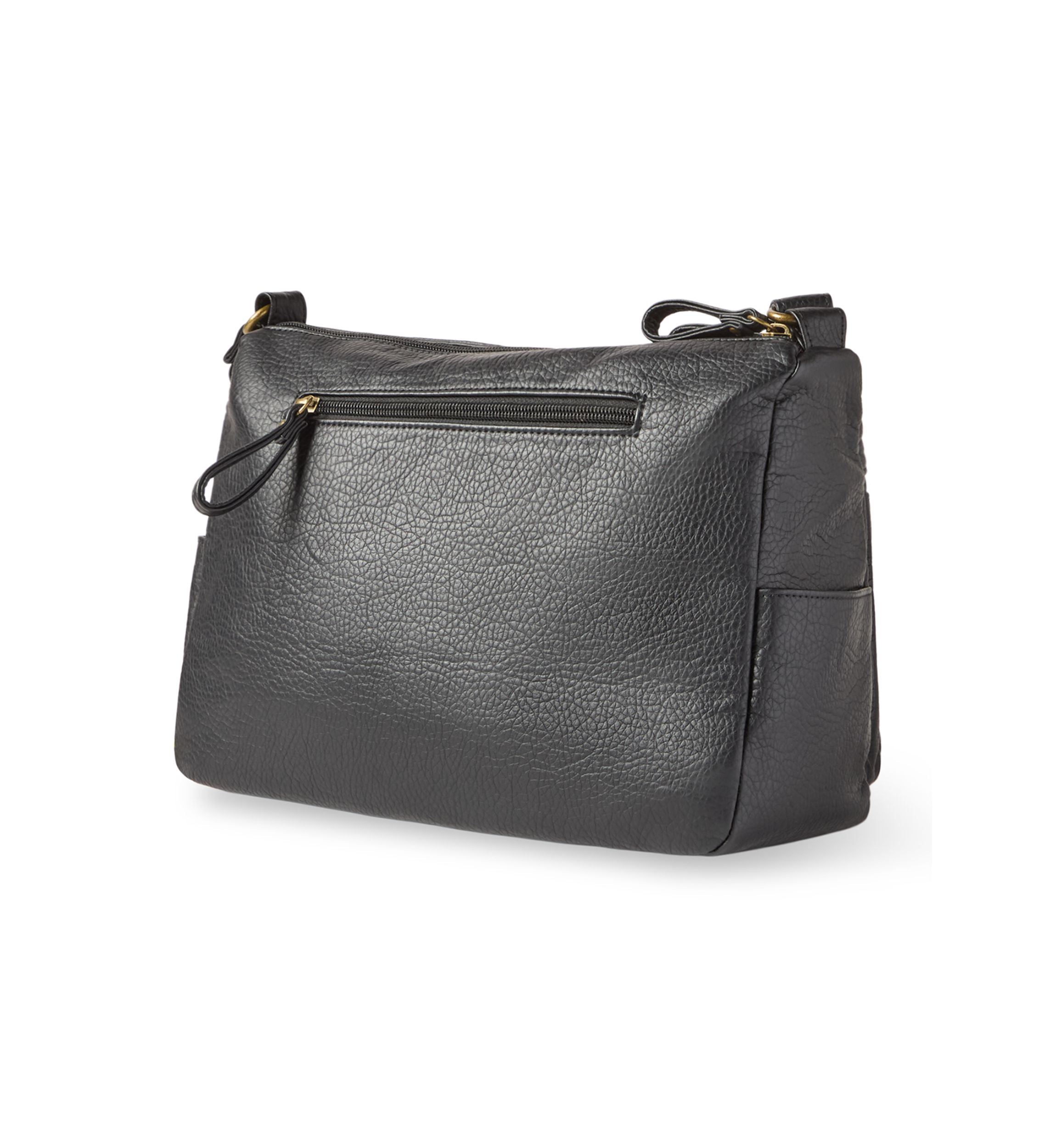 Multi Zip Shoulder Bag