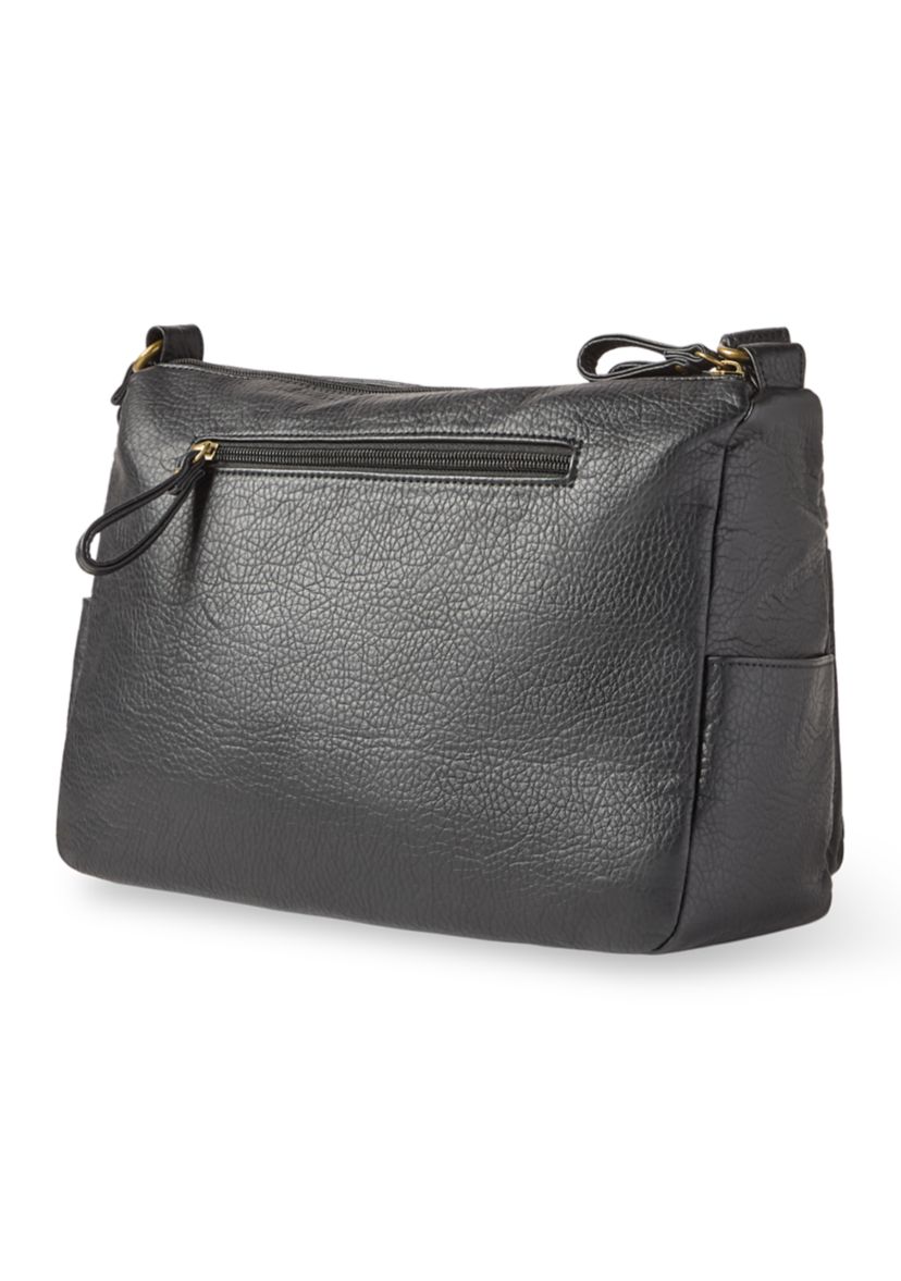 Multi Zip Shoulder Bag
