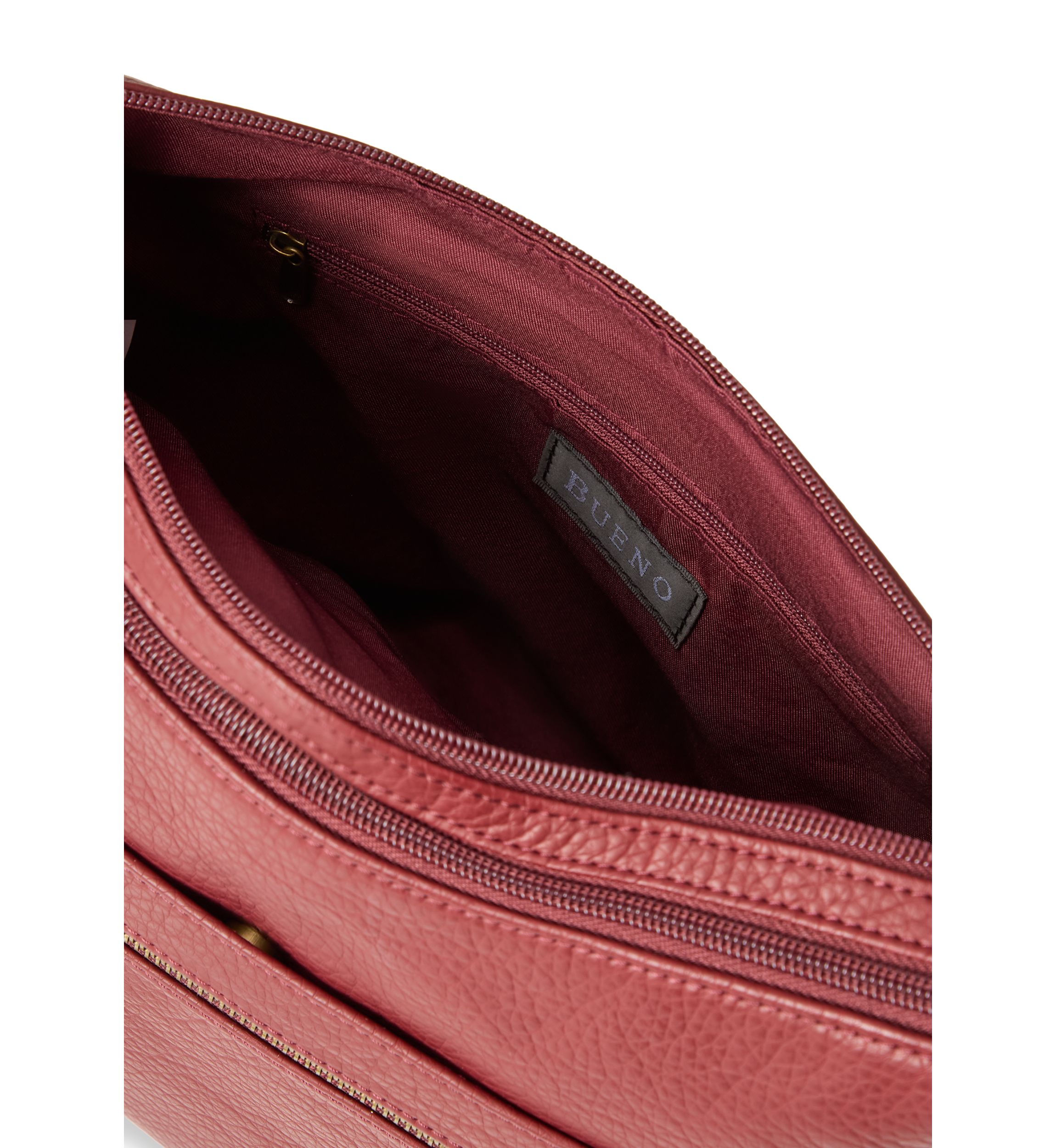 Front Zip Shoulder Bag