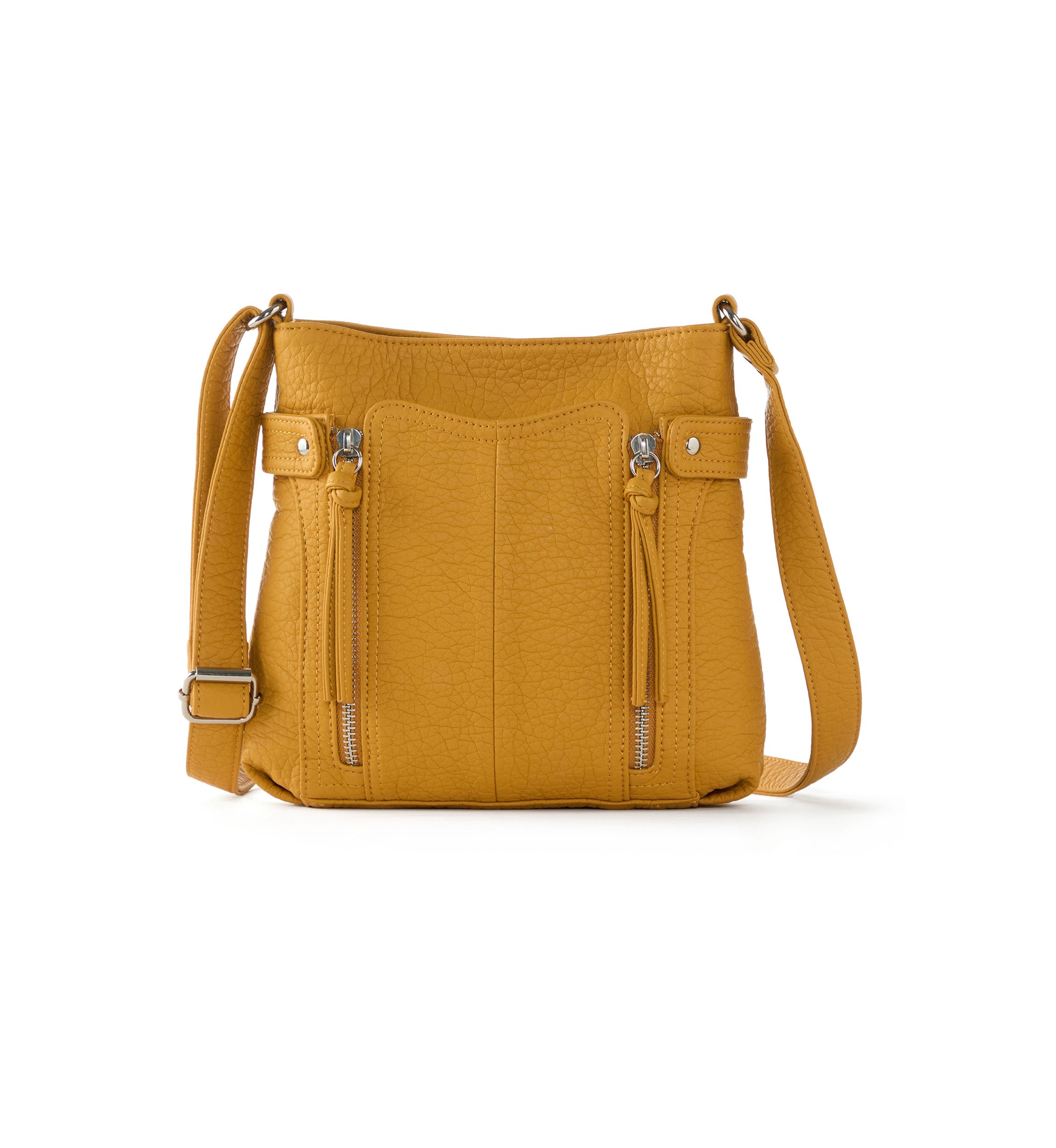 Zipper Front Crossbody 