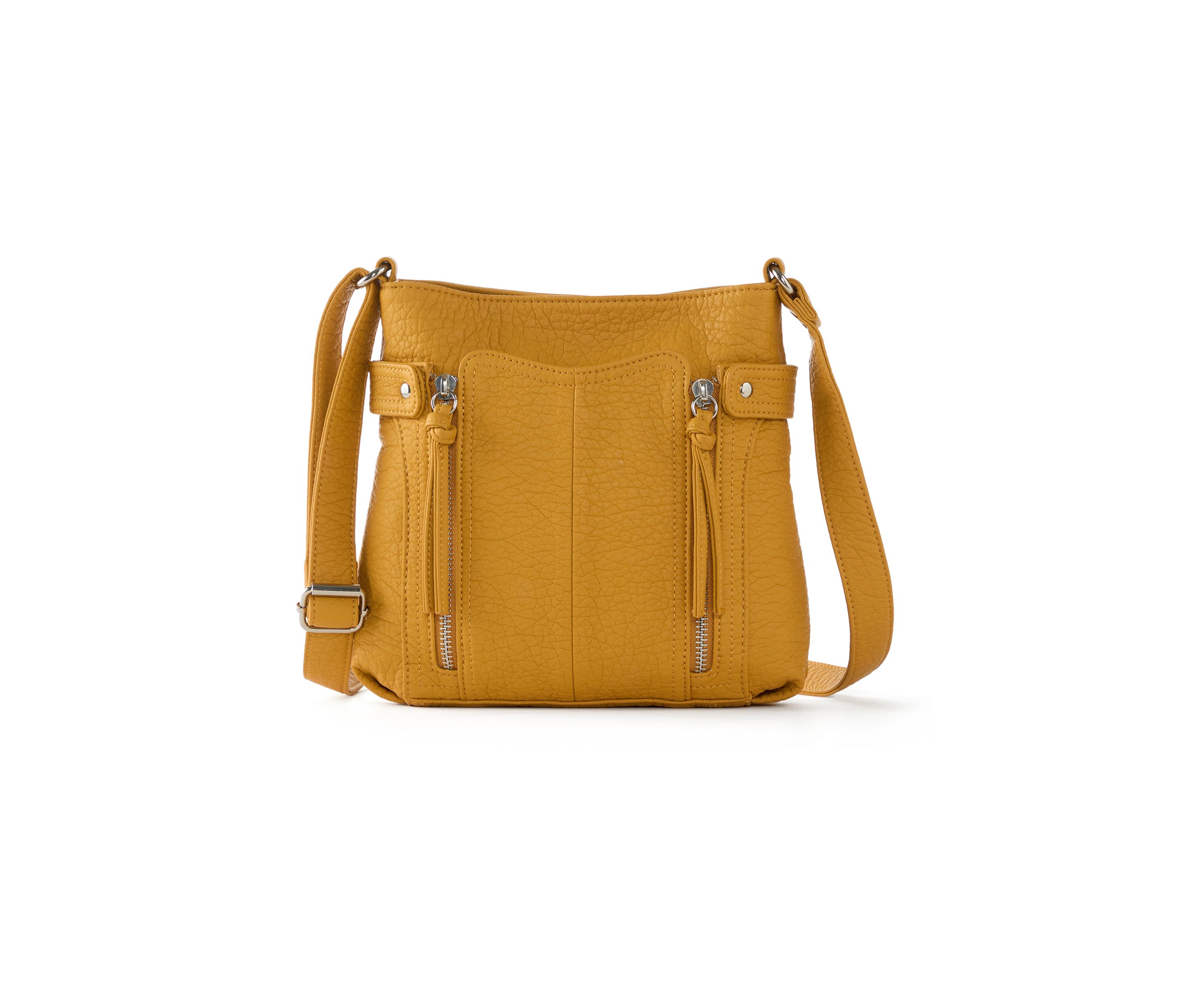 Zipper Front Crossbody 