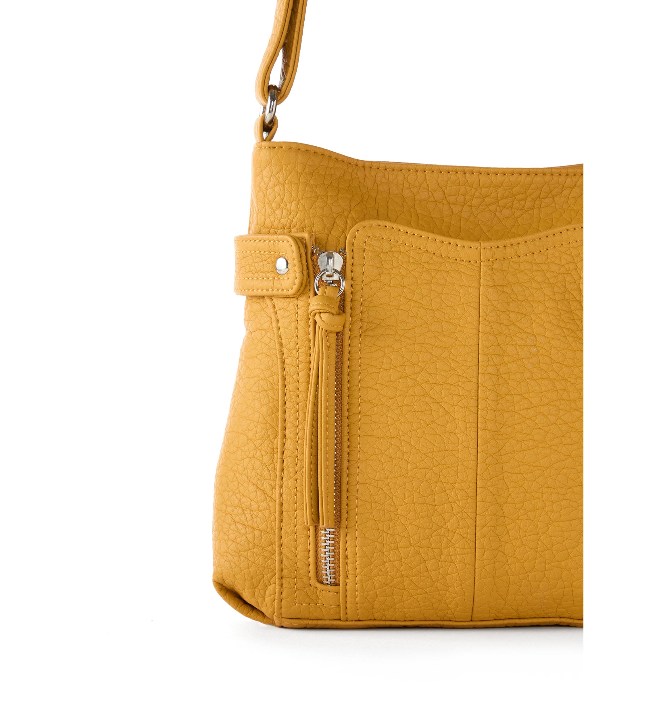 Zipper Front Crossbody 