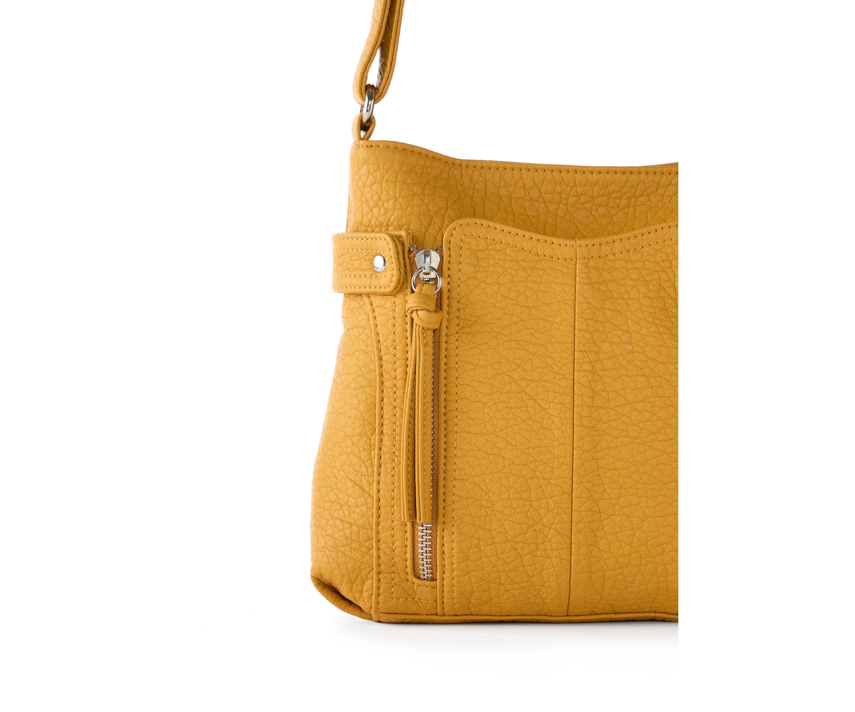 Zipper Front Crossbody 