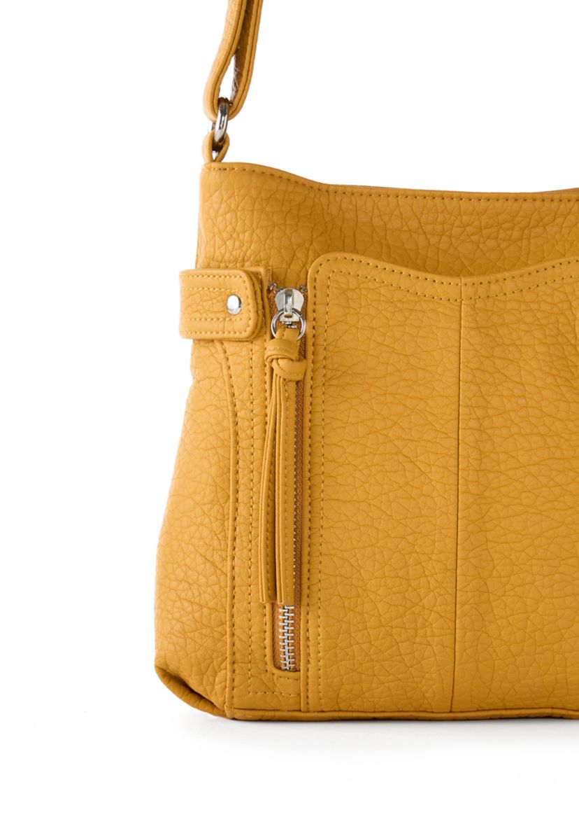 Zipper Front Crossbody 