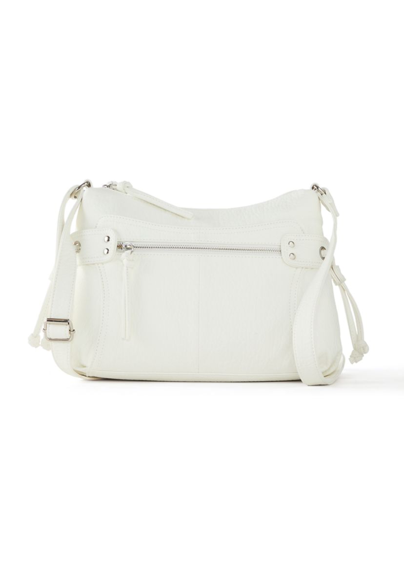 Zipper Front Shoulder Bag 