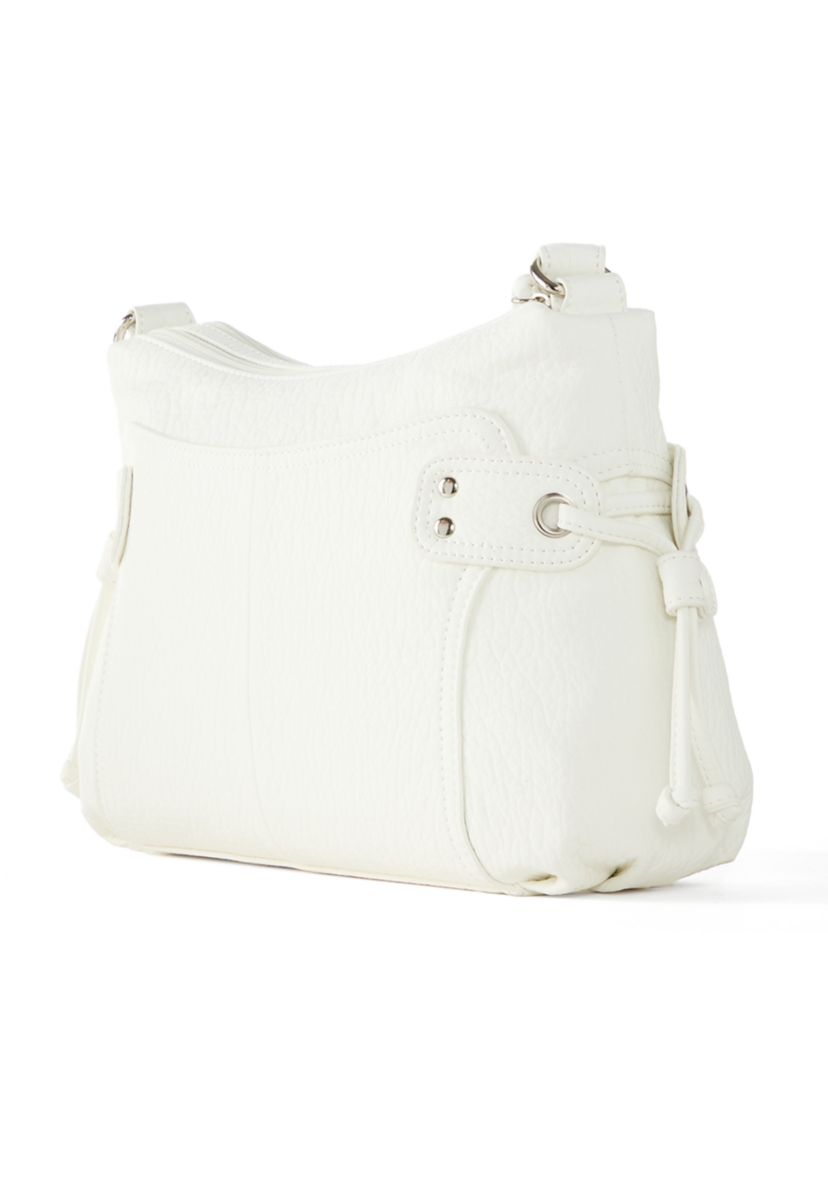 Zipper Front Shoulder Bag 