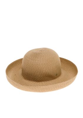 Betmar Hats Straw Roll-Up Hat